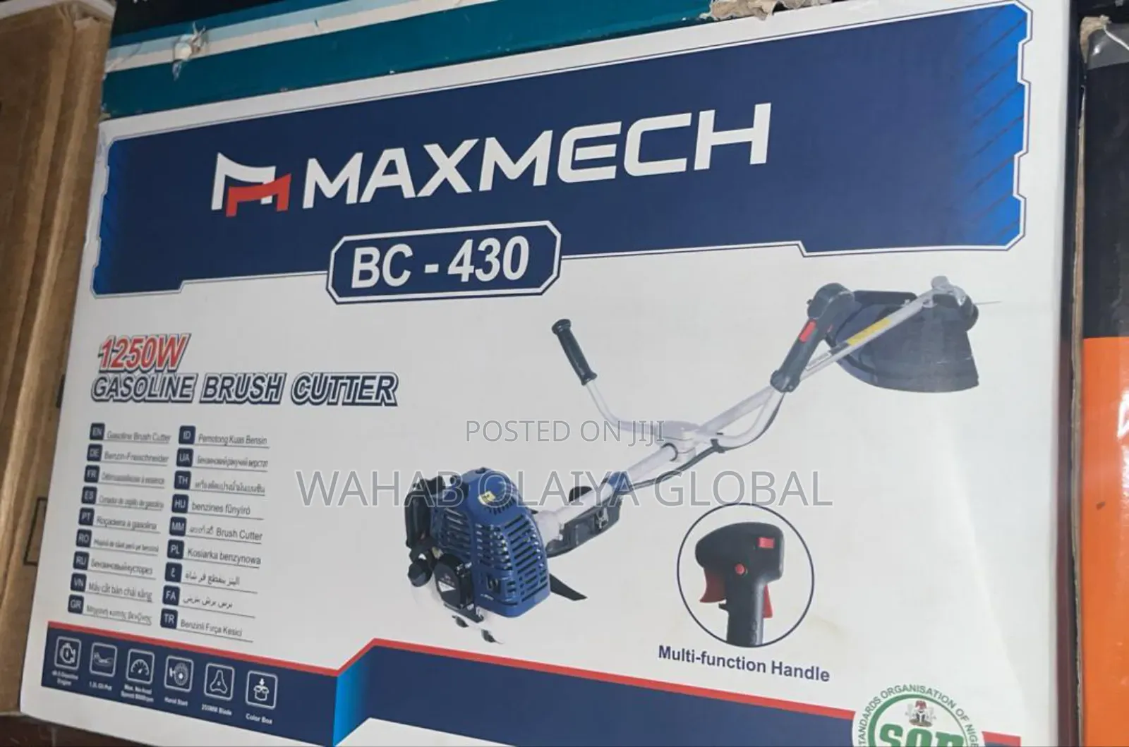 Maxmech Bc-430 Gasoline Brush Cutter – Powerful Grass Trimmer