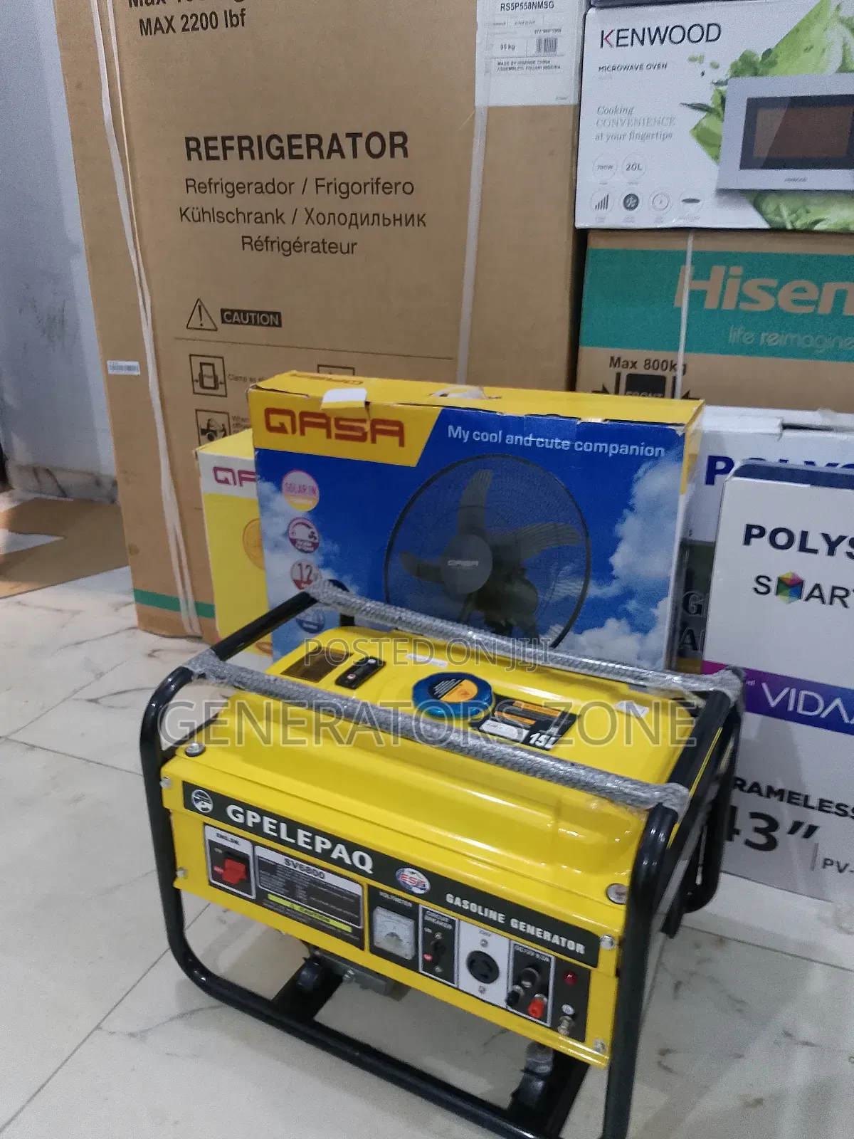 Elepaq Sv6800 3.5kva Generator for Essential Appliances