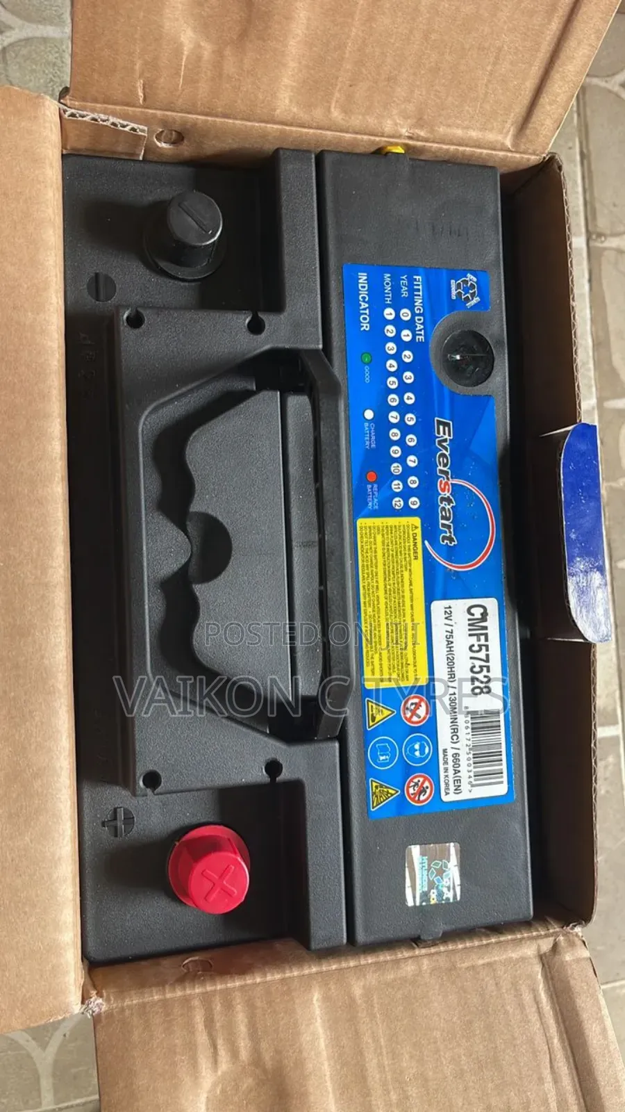 75ah Everstart Original Korean Made Battery