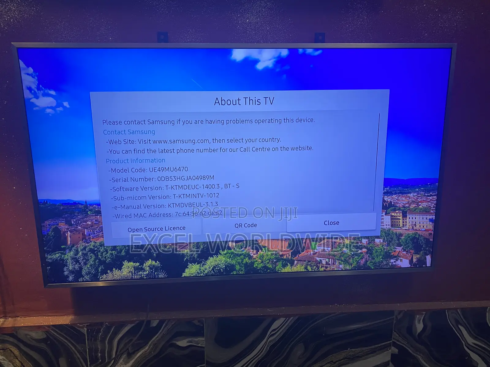 Luxury 49” Samsung Uhd Smart Tv Series 6 With Active Bluetooth