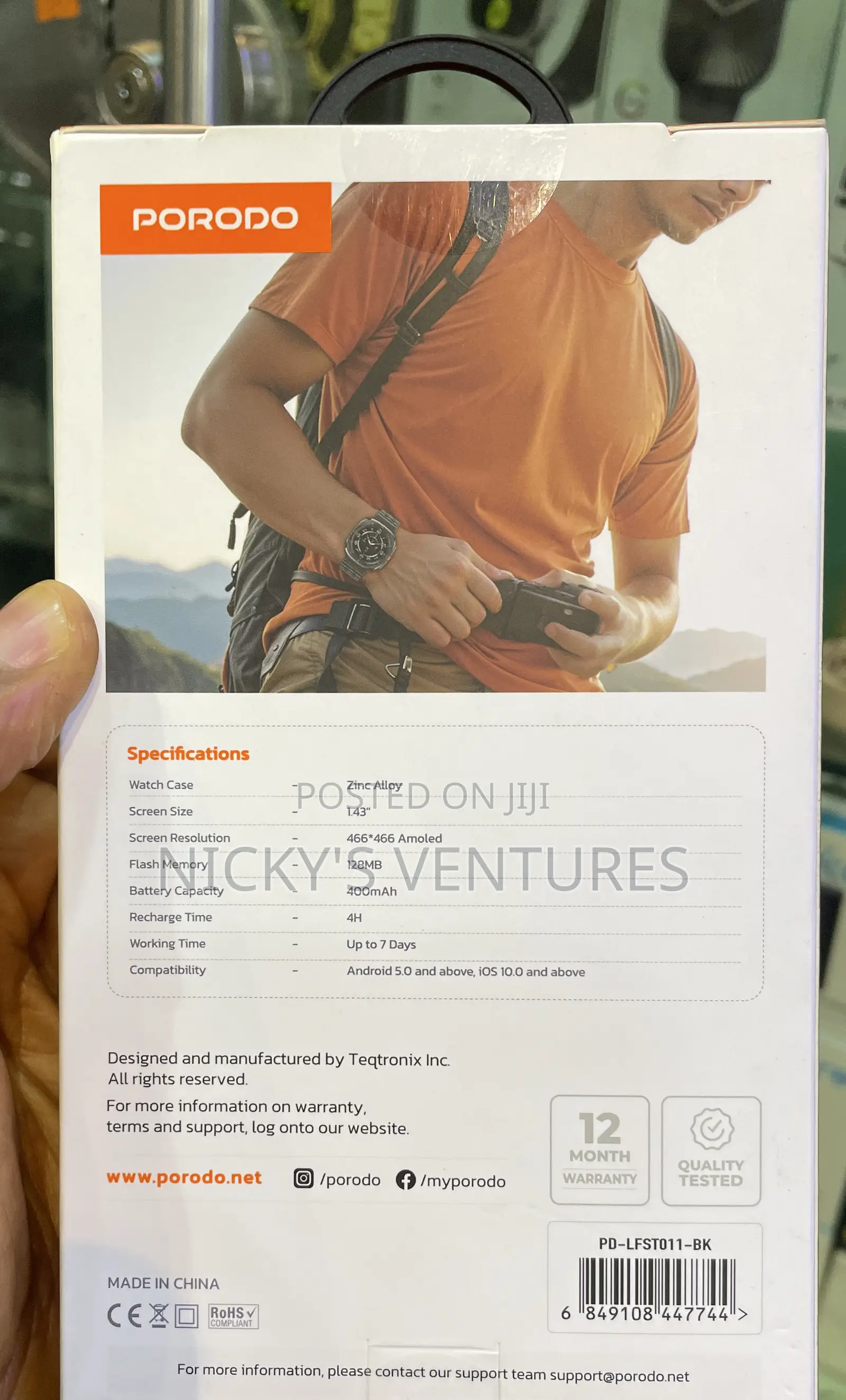 Porodo Voyager Smart Watch