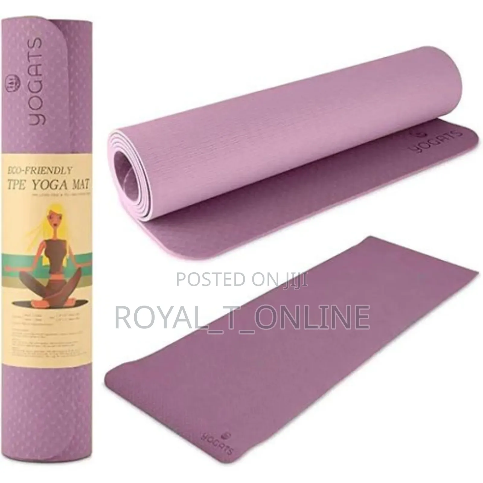 Yoga Mat in Abuja. Thick Long Double Colour Gym Mat