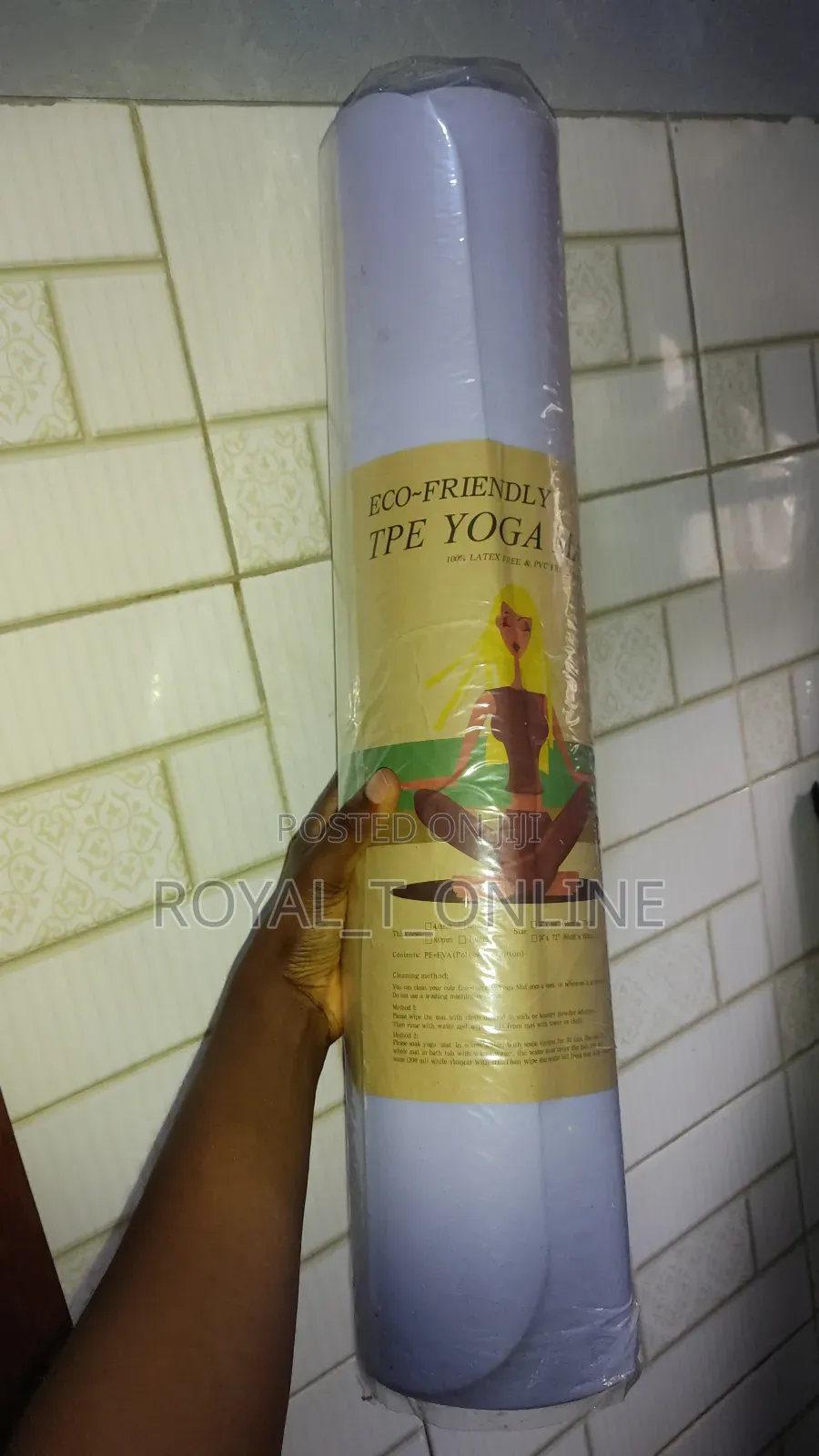 Yoga Mat in Abuja. Thick Long Double Colour Gym Mat