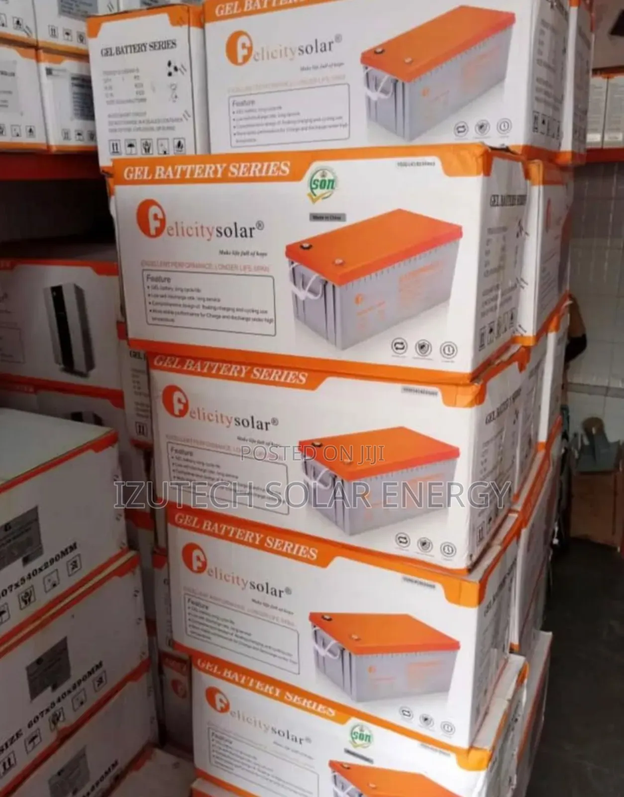 Felicity Dry Cell Gel Battery 200a 12v