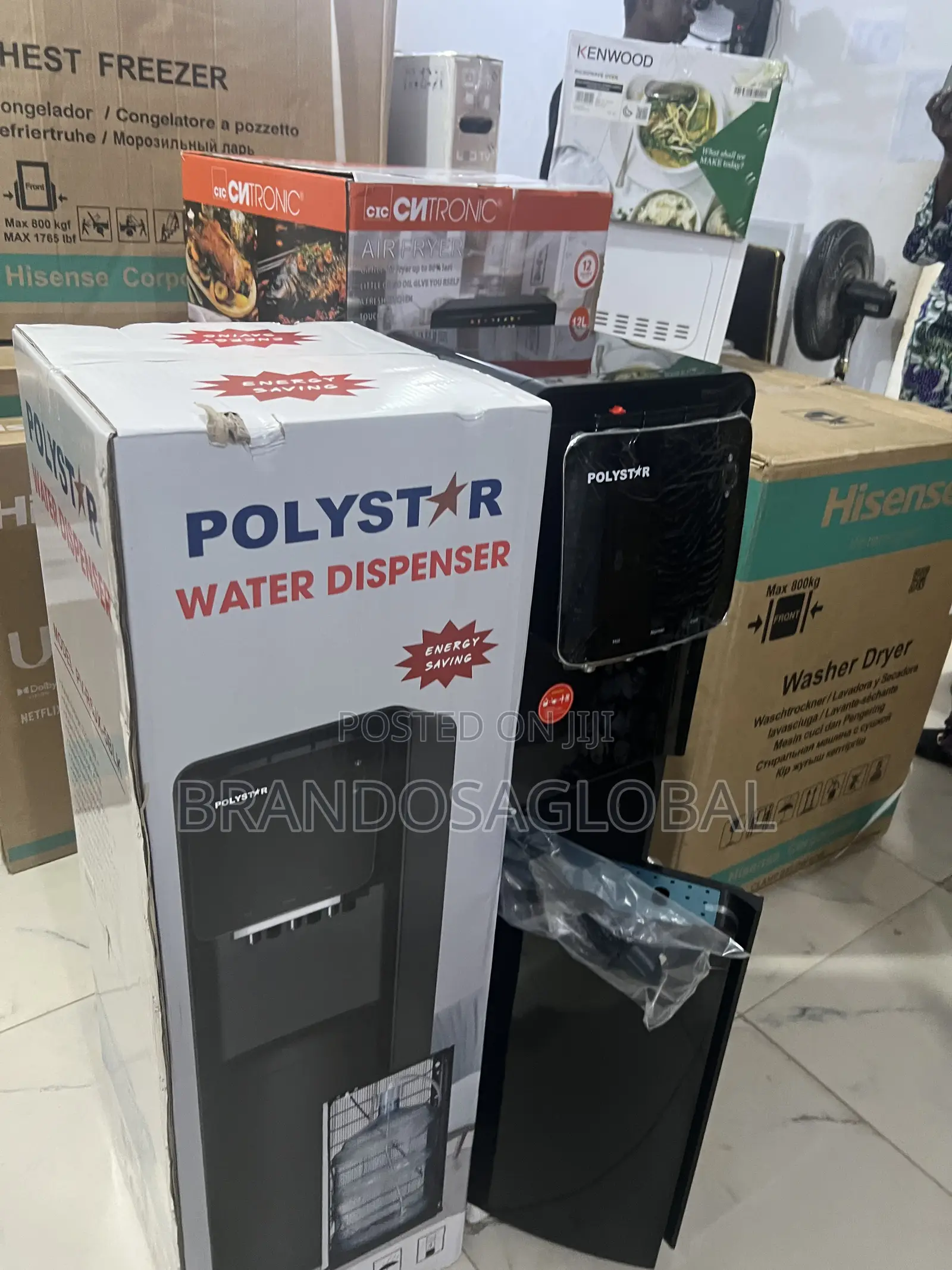 Neatly Maintained Polystar Dispenser – Black