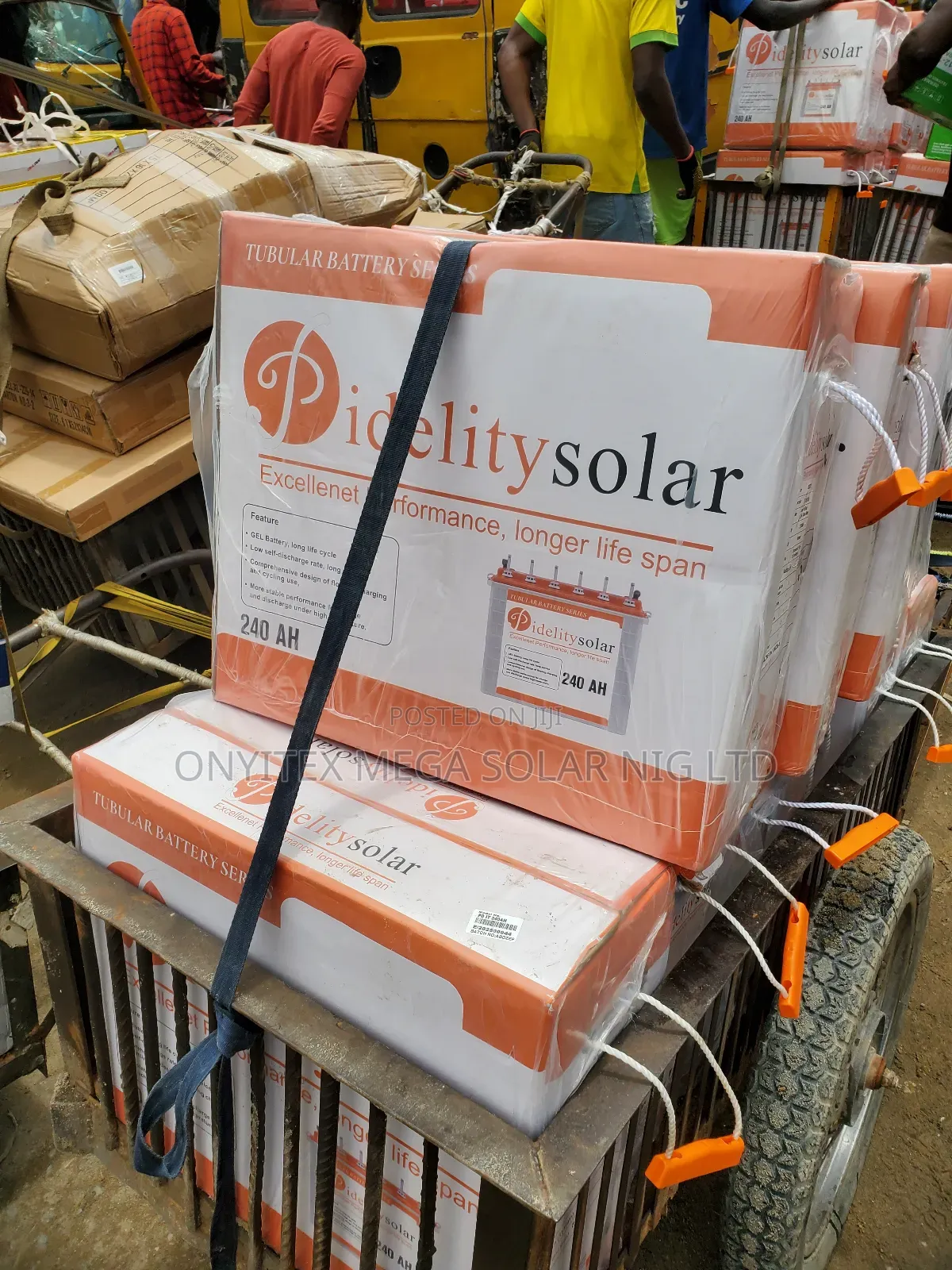 Pidelity Solar Tubular Battery 240ah 12v