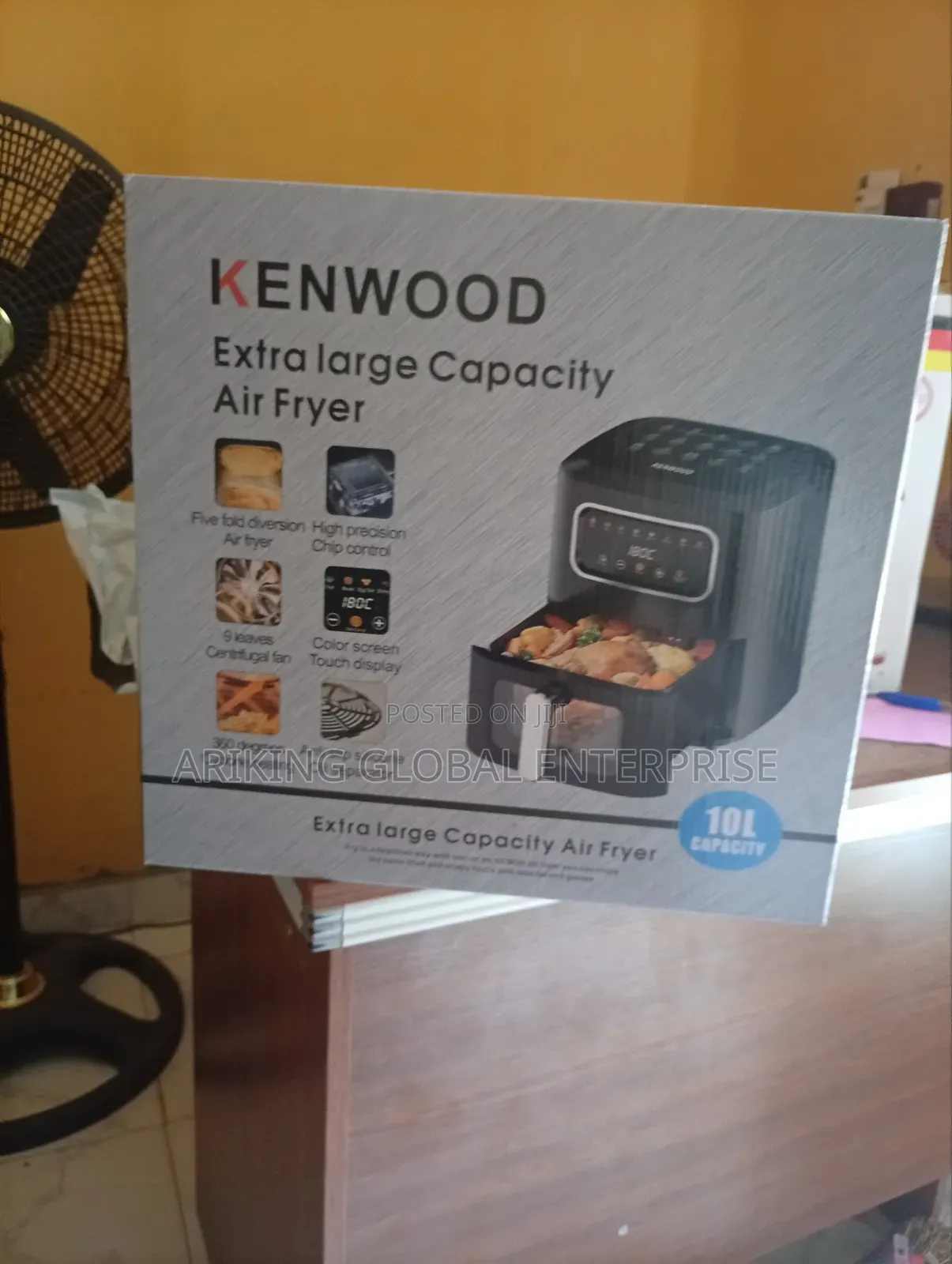 10liter Glass Window Electric Air Fryer
