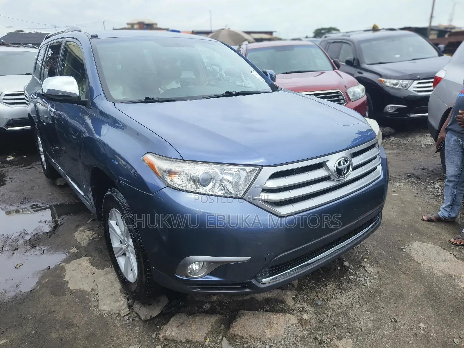 Toyota Highlander Limited 3.5l 4WD 2013 Blue