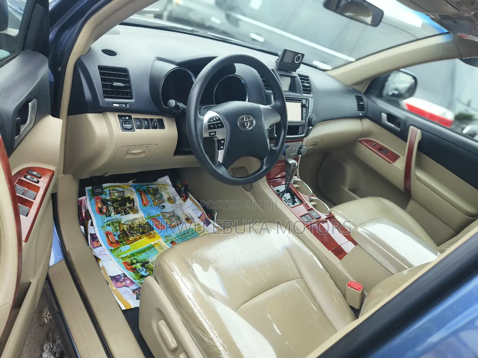 Toyota Highlander Limited 3.5l 4WD 2013 Blue