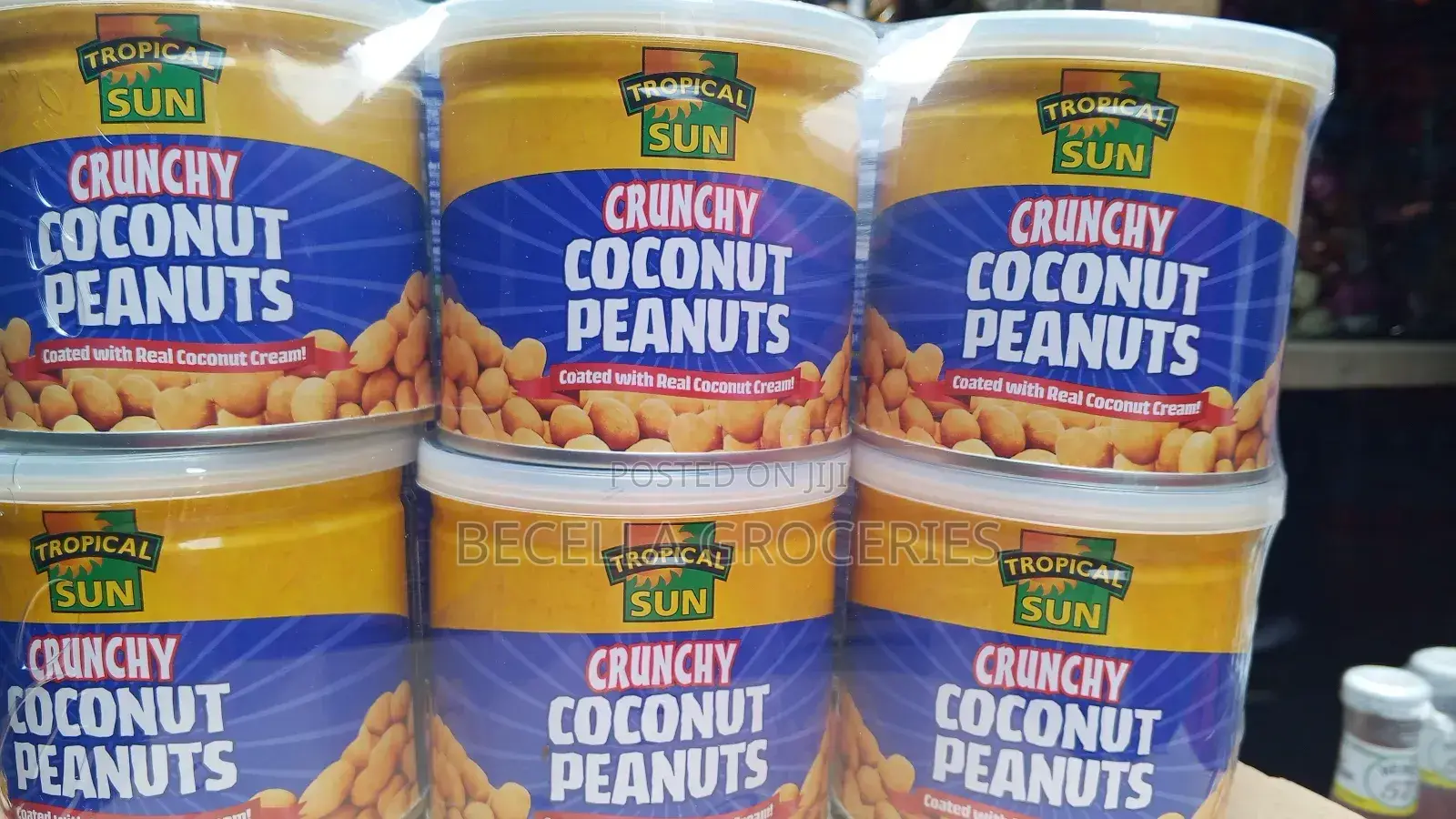 Tropical Sun Crunchy Coconut Peanut 165g ×24
