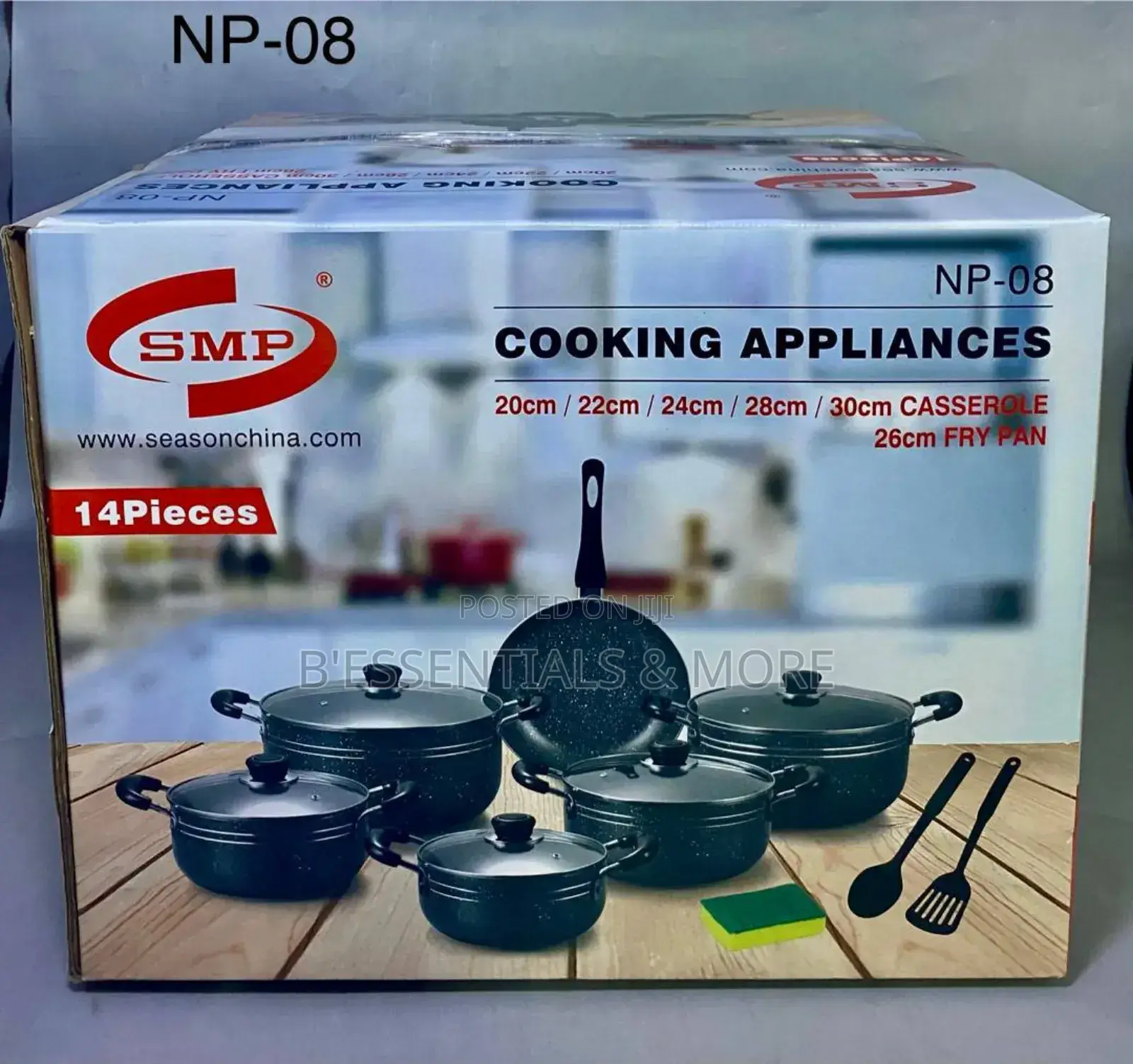 14pcs Non Stick Cooking Pot