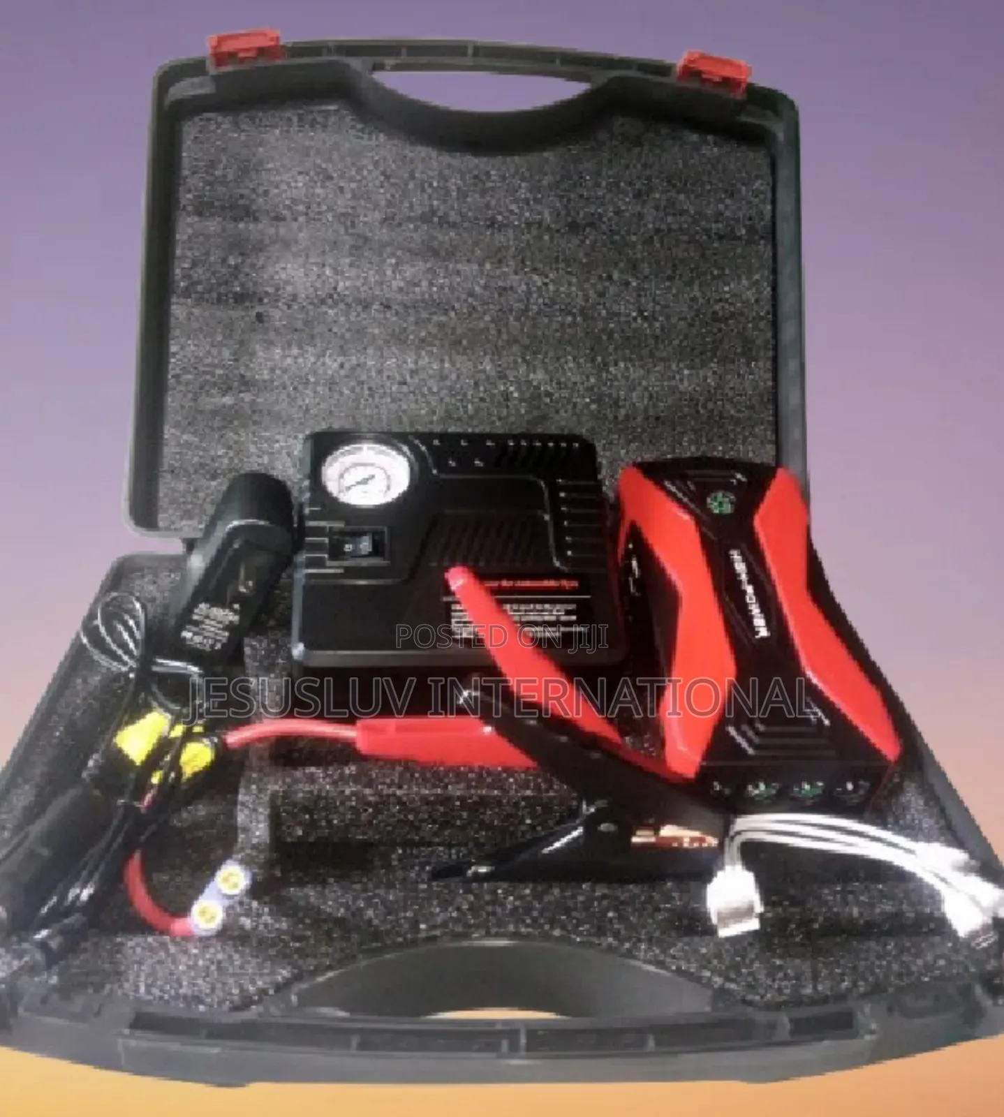 High Power Y6 Car Jump Starter With Tire Pump Inflator 12v