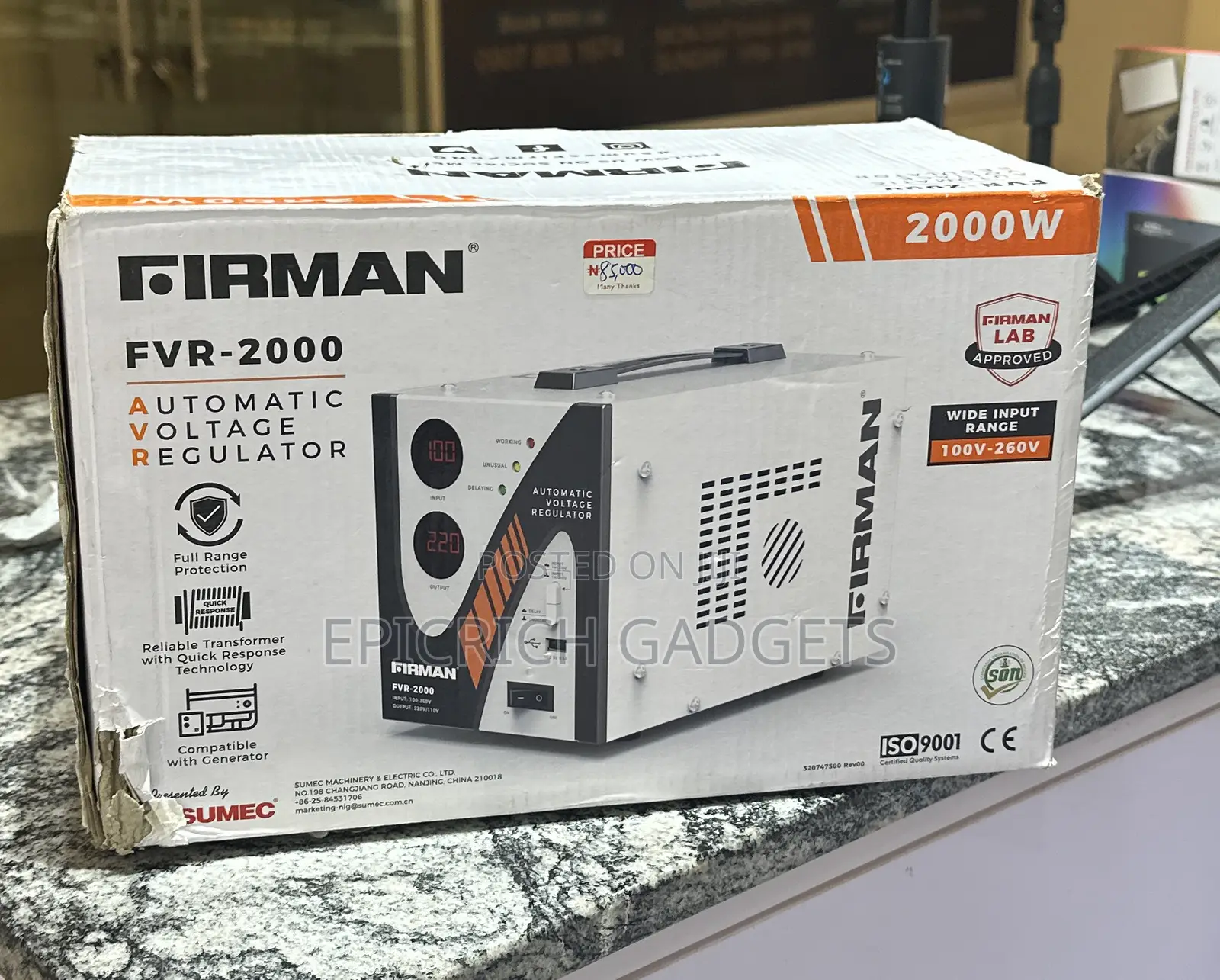 Firman 2000w Stabilizer