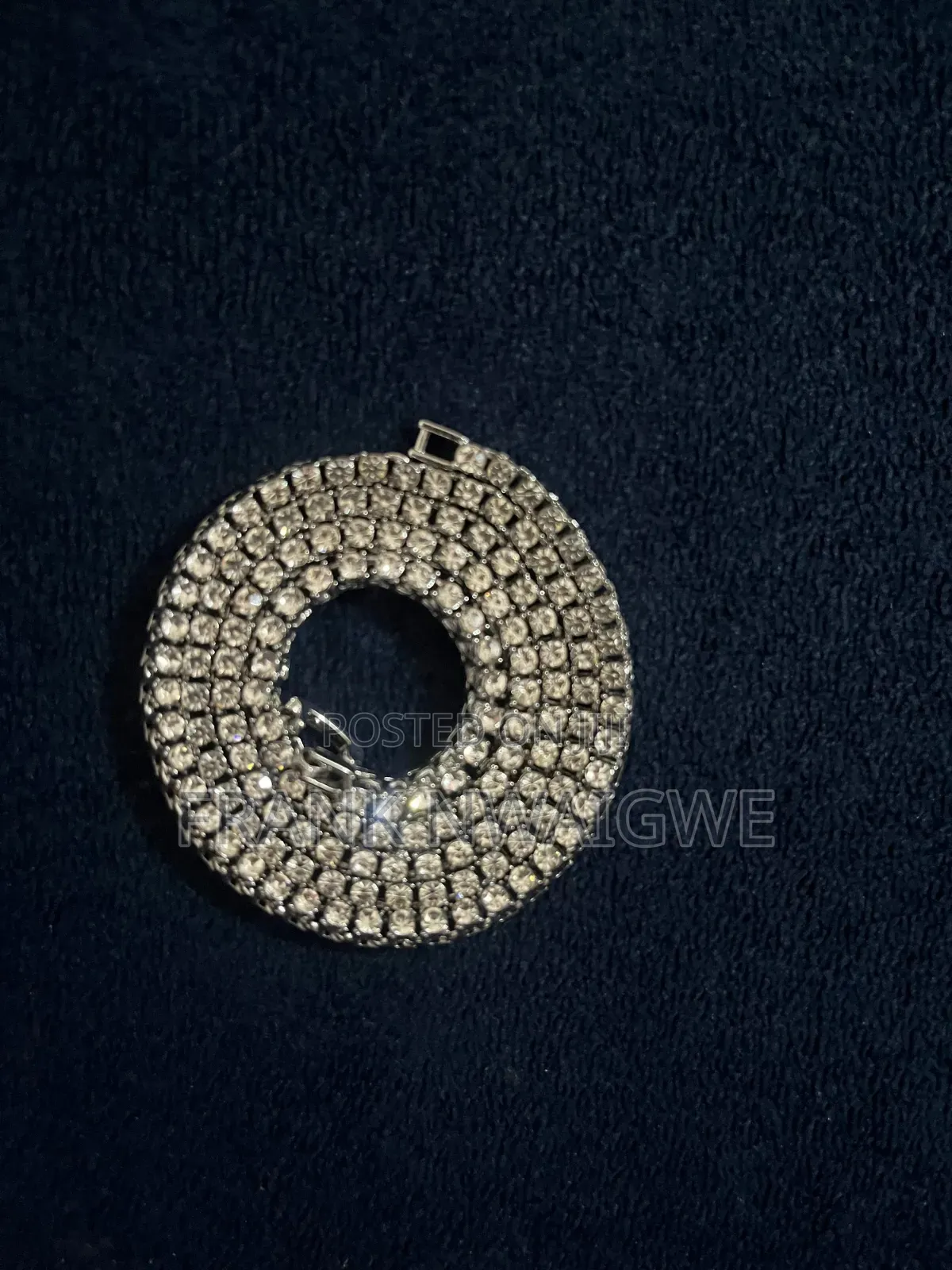 3mm Silver Plated Tennis Chain Cz Necklace