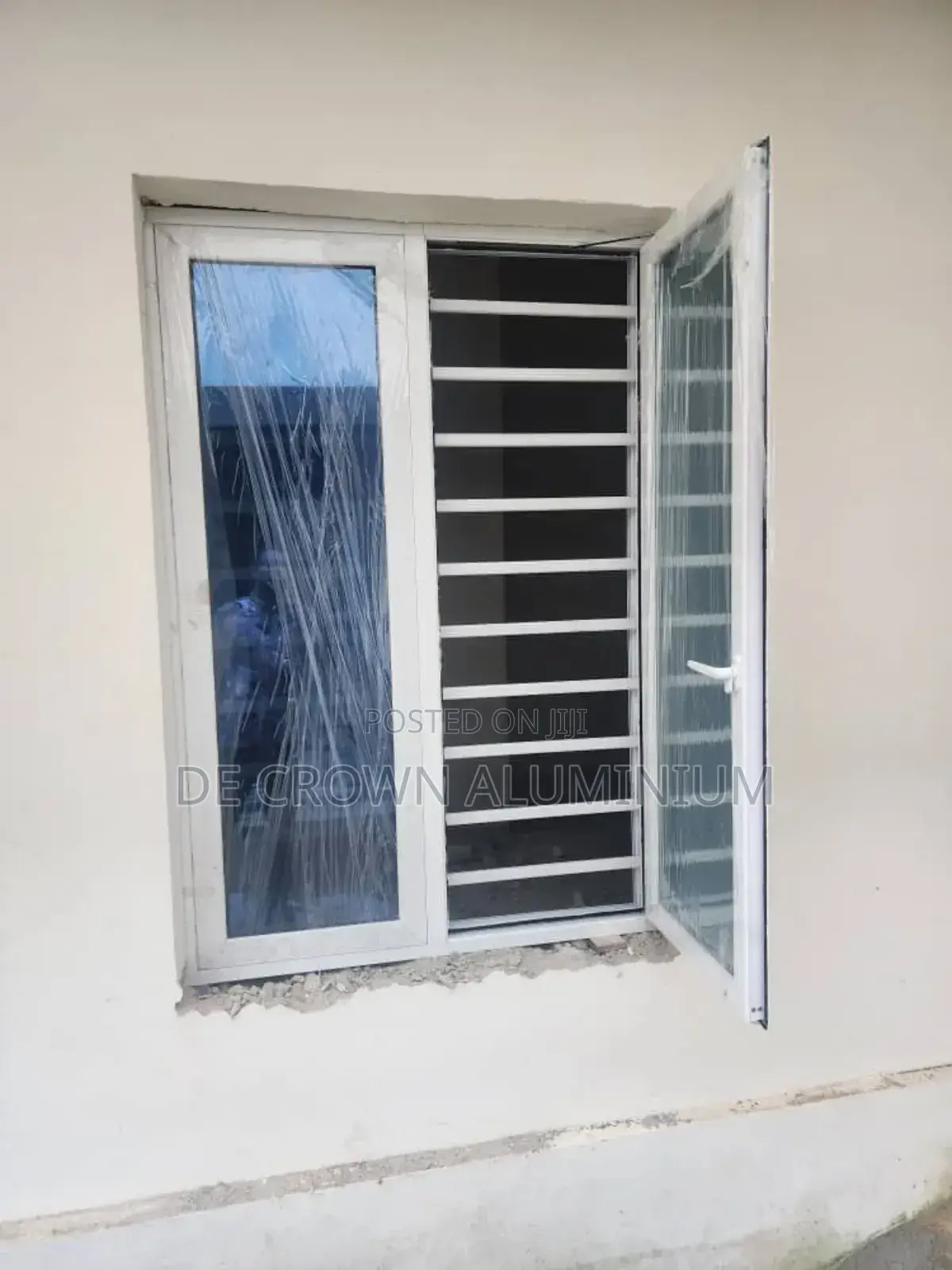 Strong Aluminium Windows | Burglary Proof + Mosquito Net | Lagos Insta