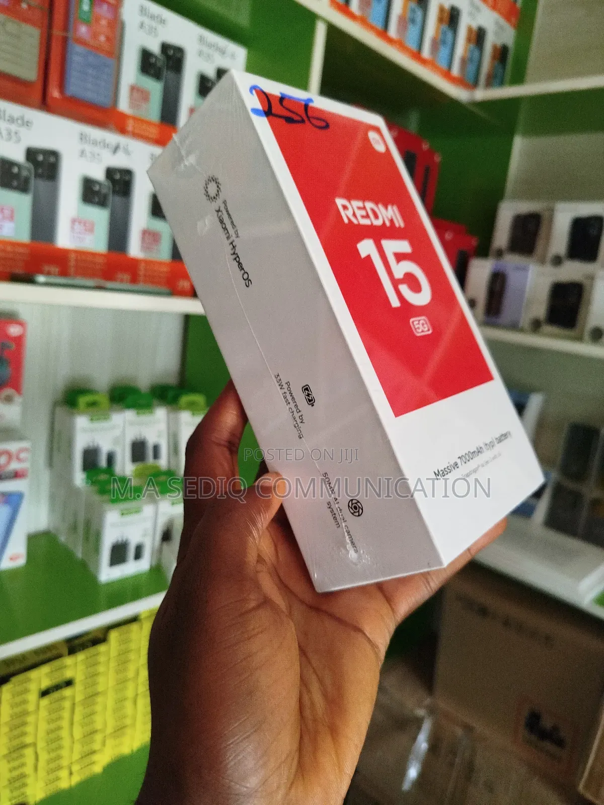 New Xiaomi Redmi 15 5G 256 GB Black