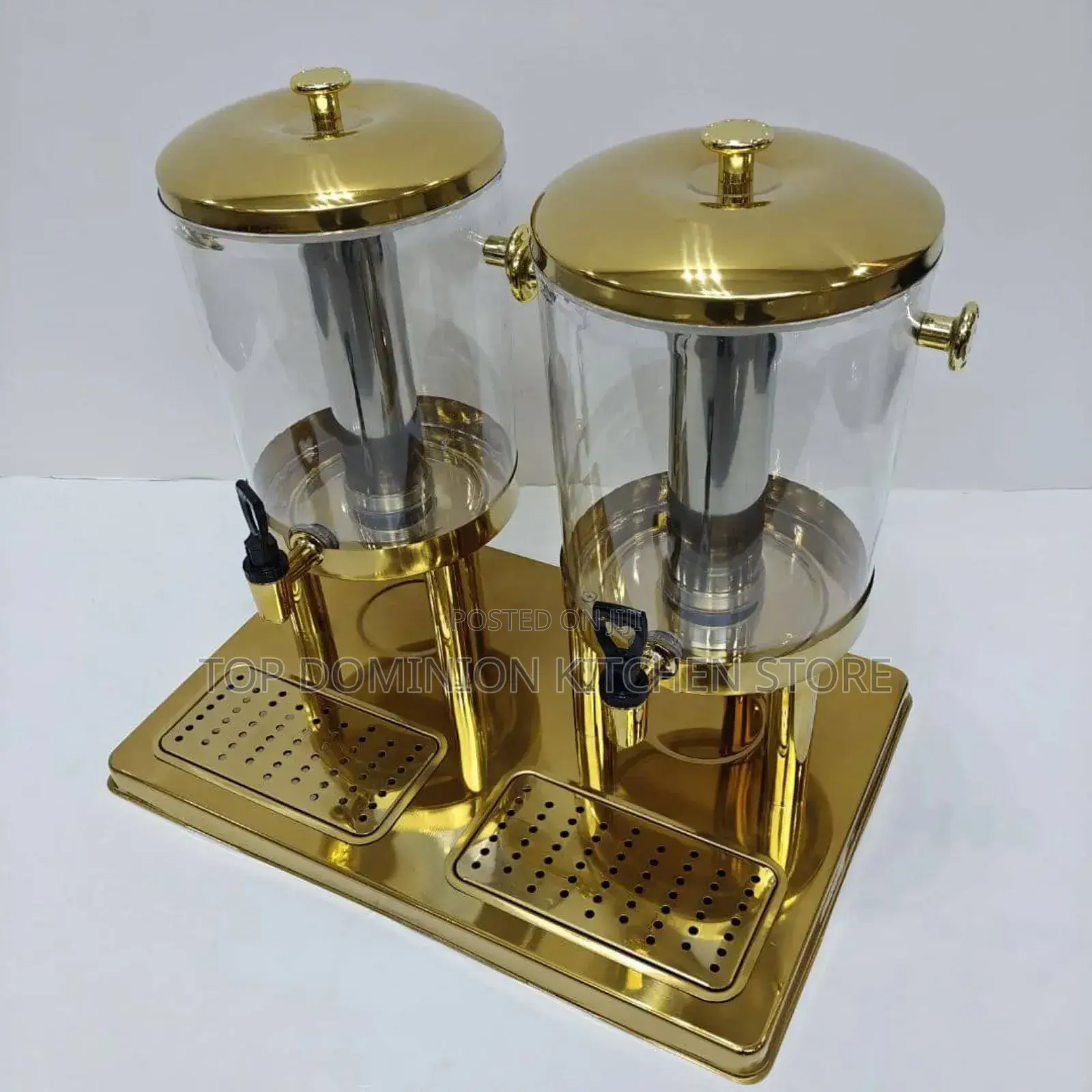 Commercial Stainless Steel Luxury Double Beverage Dispenser (16l)