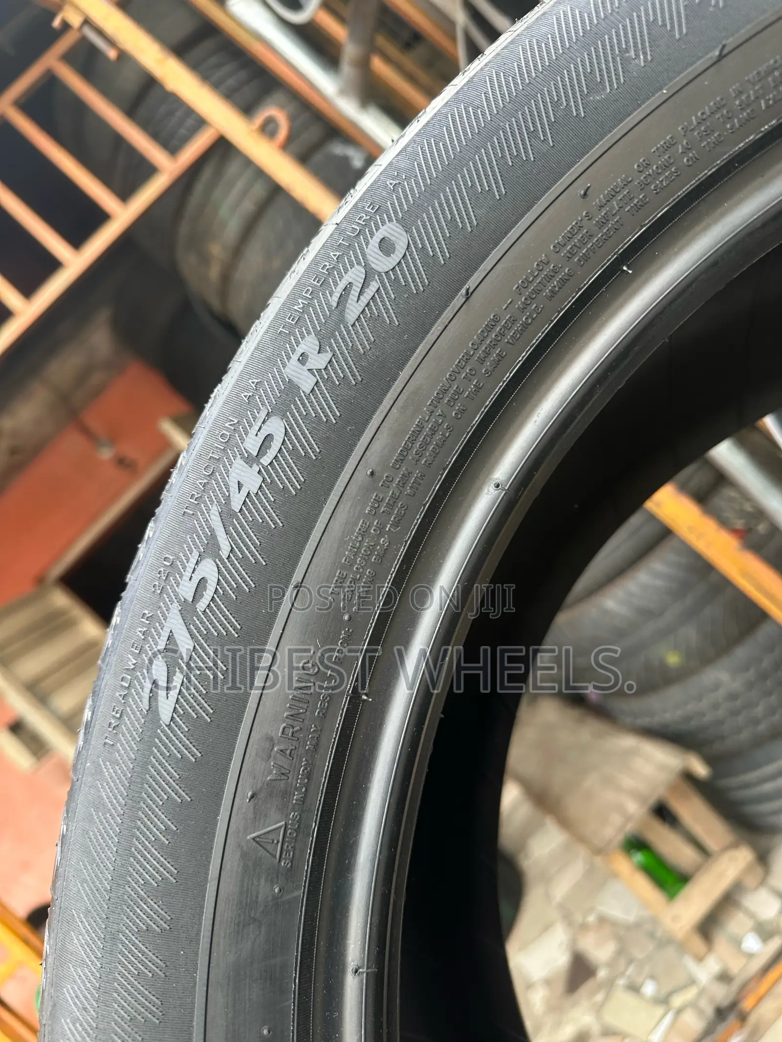 275/45 R 20 Michelin First Grade Tokunbor Tires Original Tires