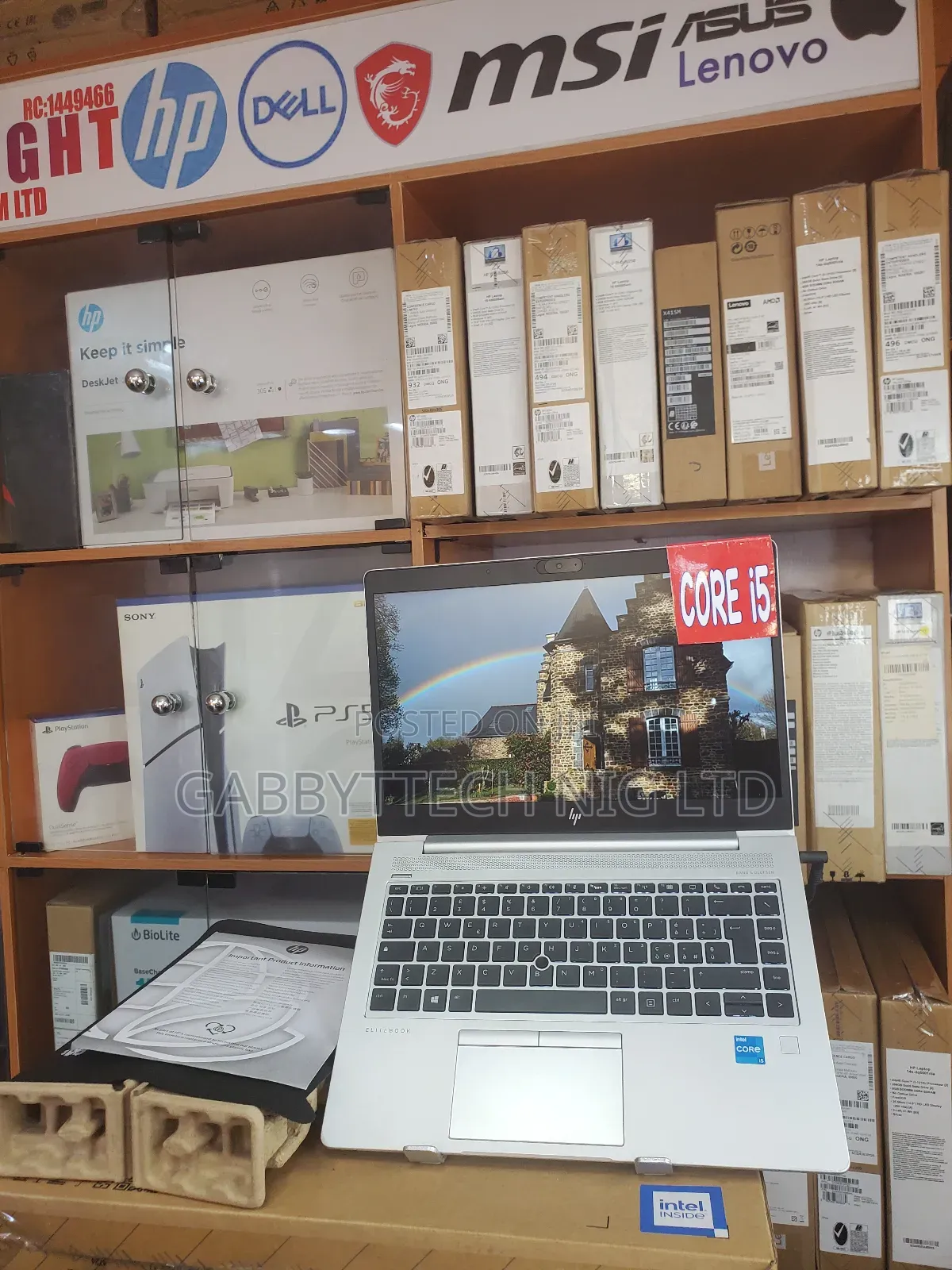 New Laptop HP EliteBook 840 G6 16GB Intel Core I5 HDD 1T