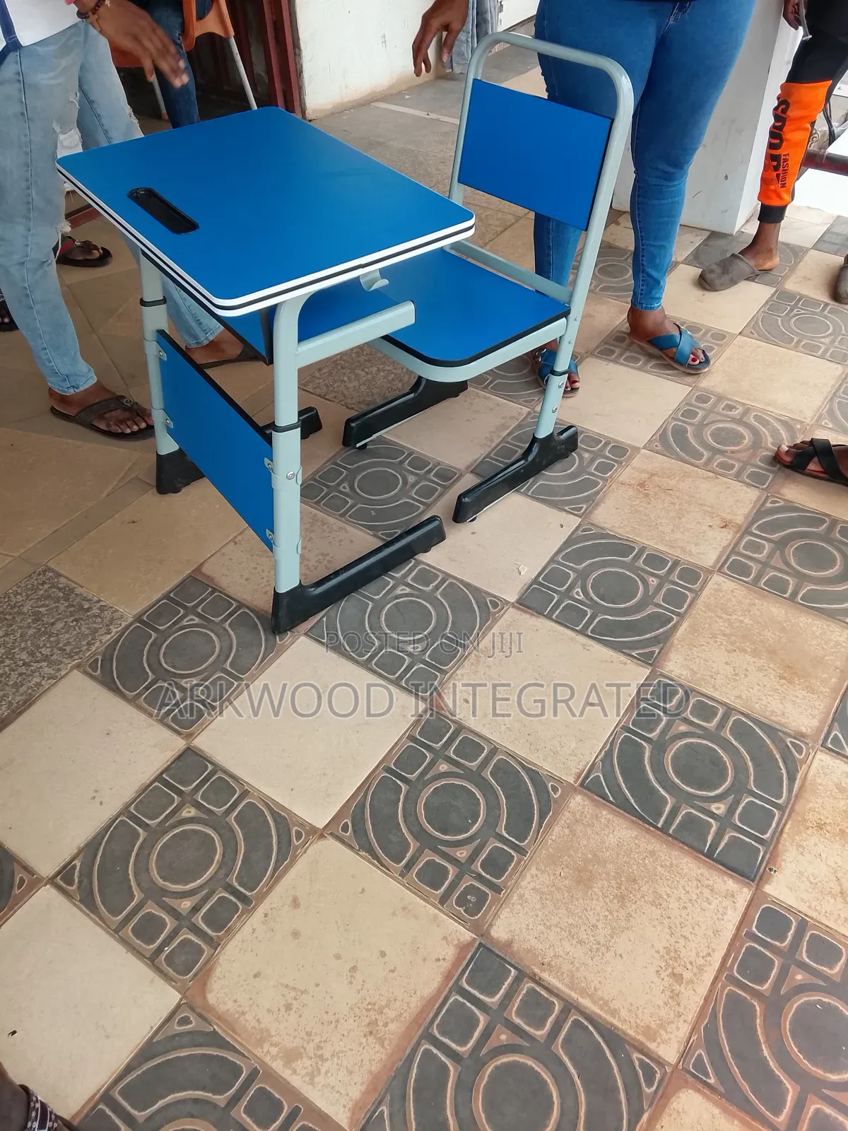 Adjustable Height Student Desk And Chair