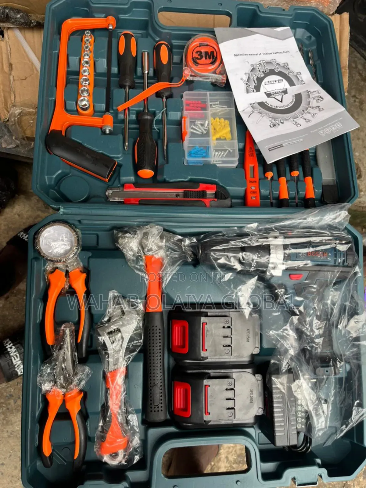 Electrical Home Kit Set + Bosch Cordless Drill Machine