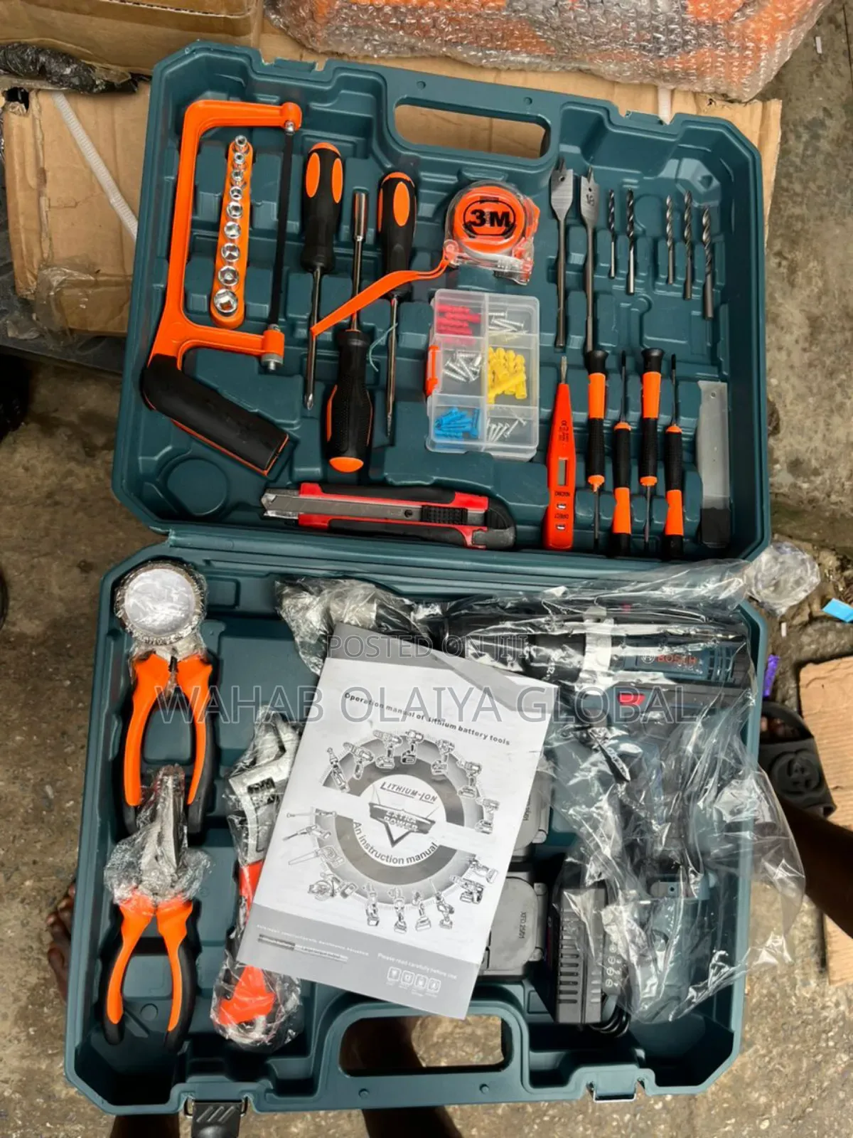 Electrical Home Kit Set + Bosch Cordless Drill Machine
