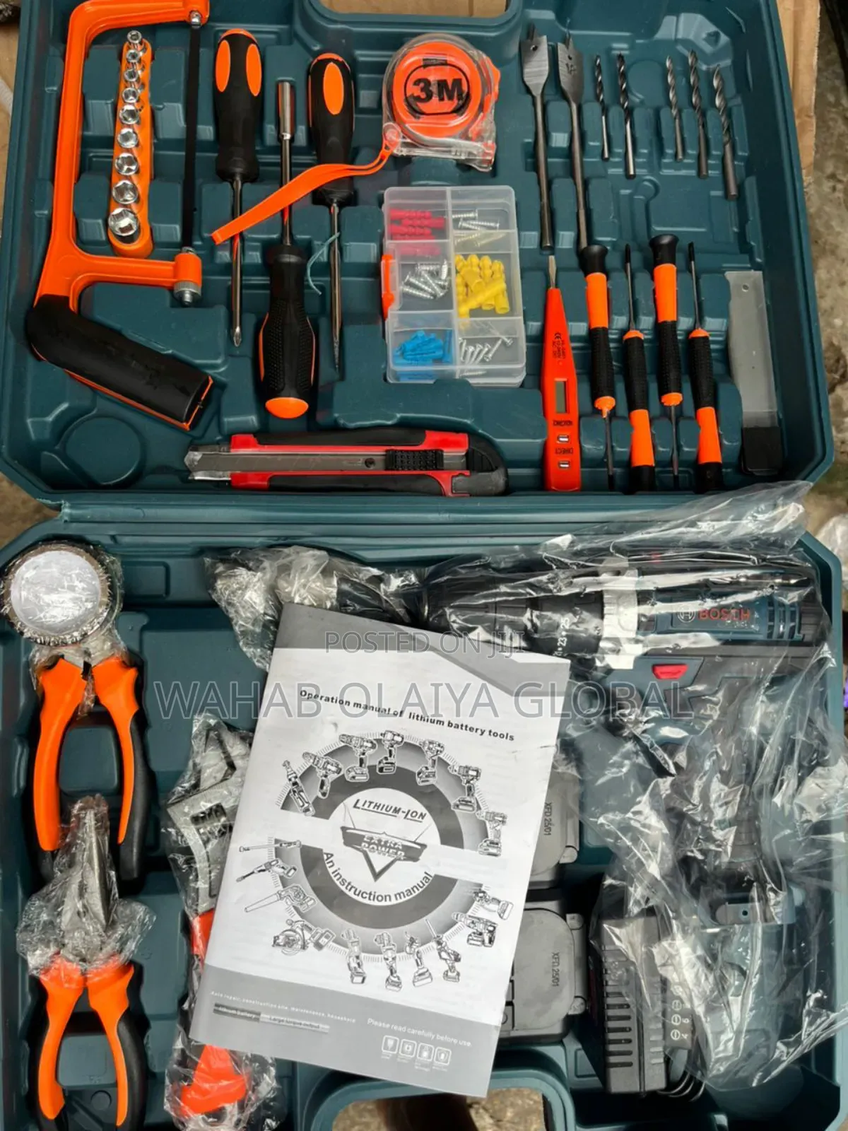 Electrical Home Kit Set + Bosch Cordless Drill Machine