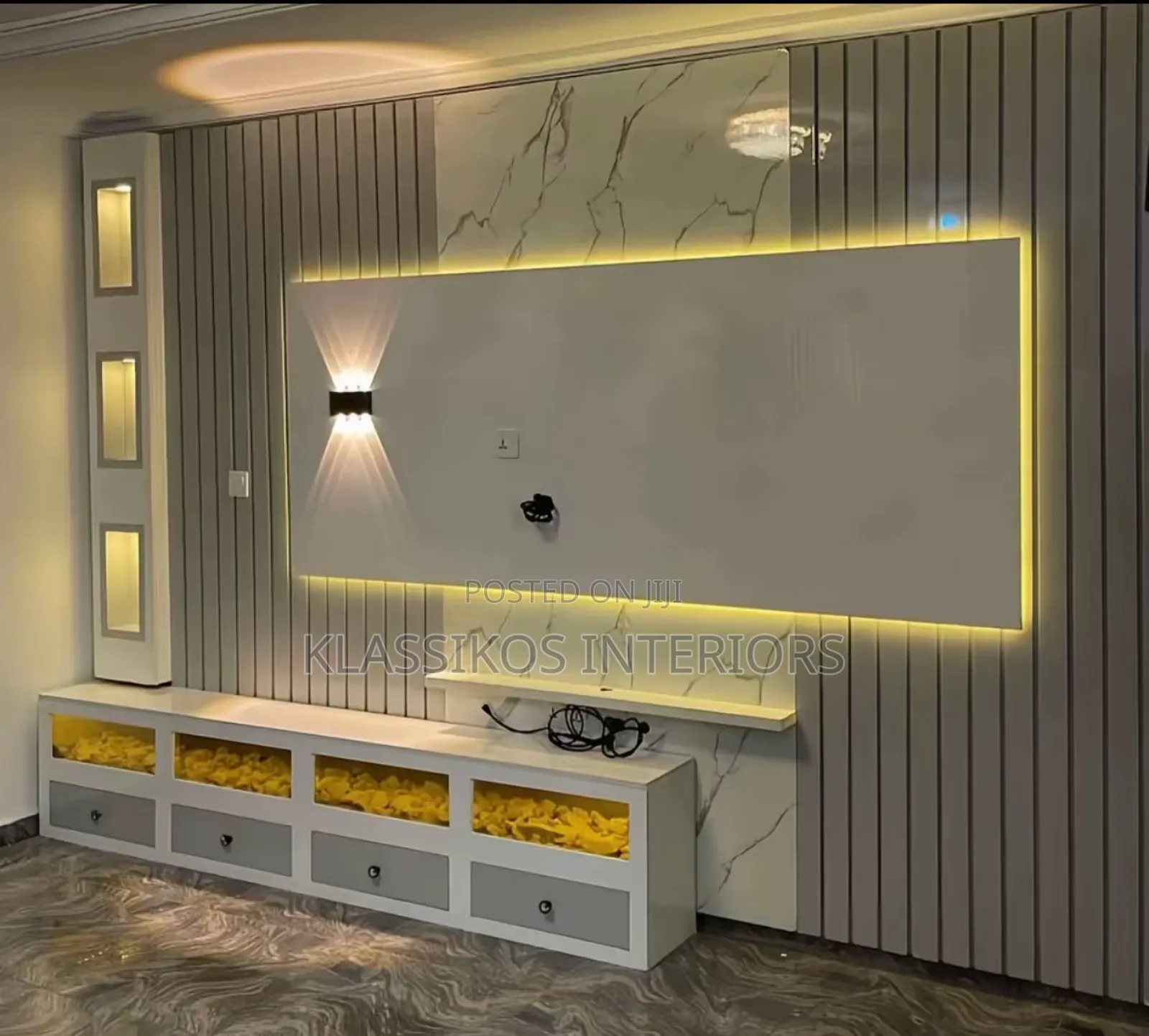 Glossy Tv Console (Free Delivery)