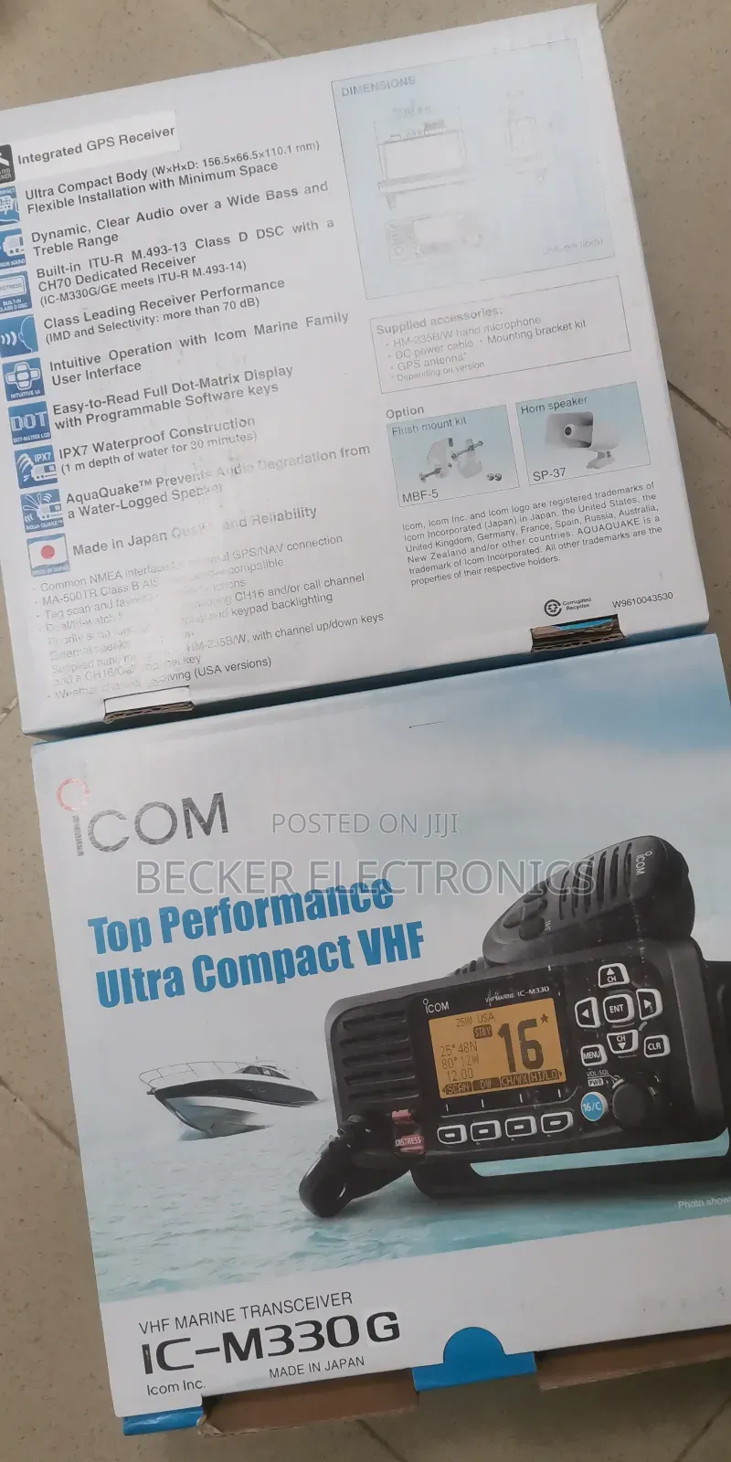 Ic-M330g Marine Base Radio