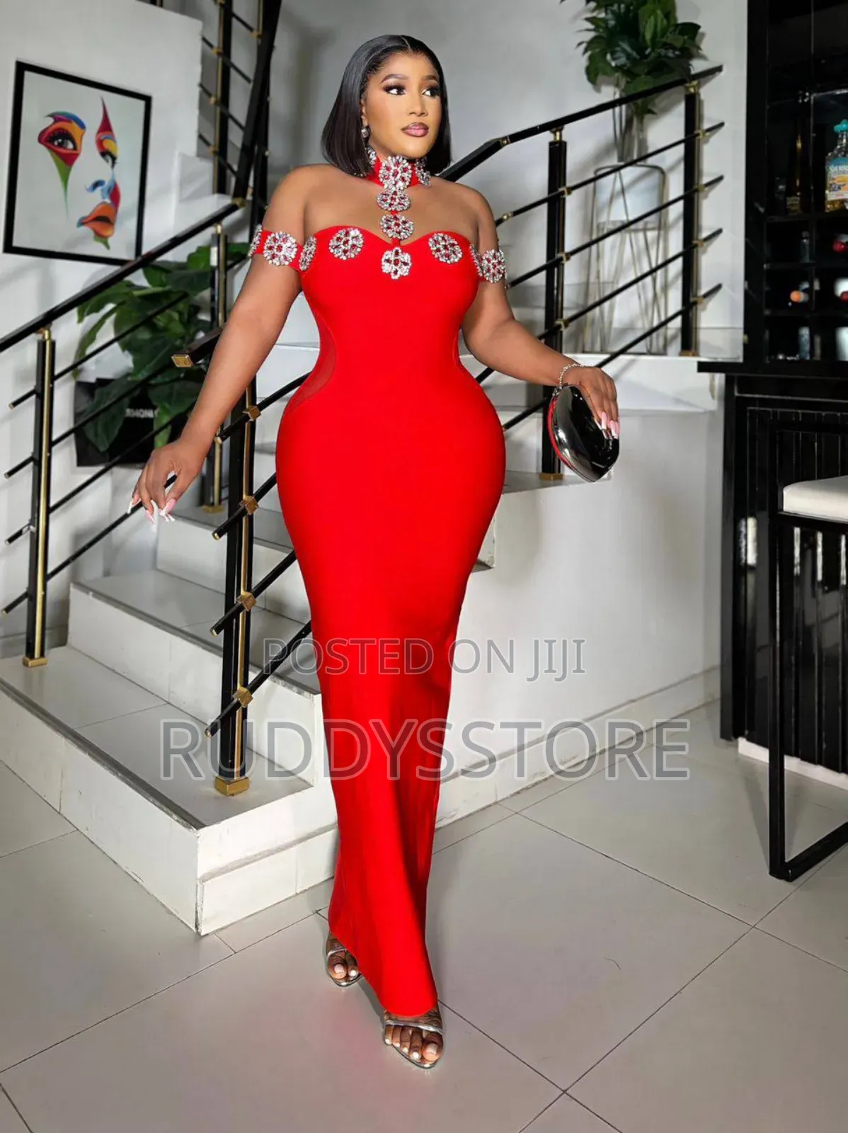 Long Bandage Dress for Women | Elegant Bodycon Evening Outfit