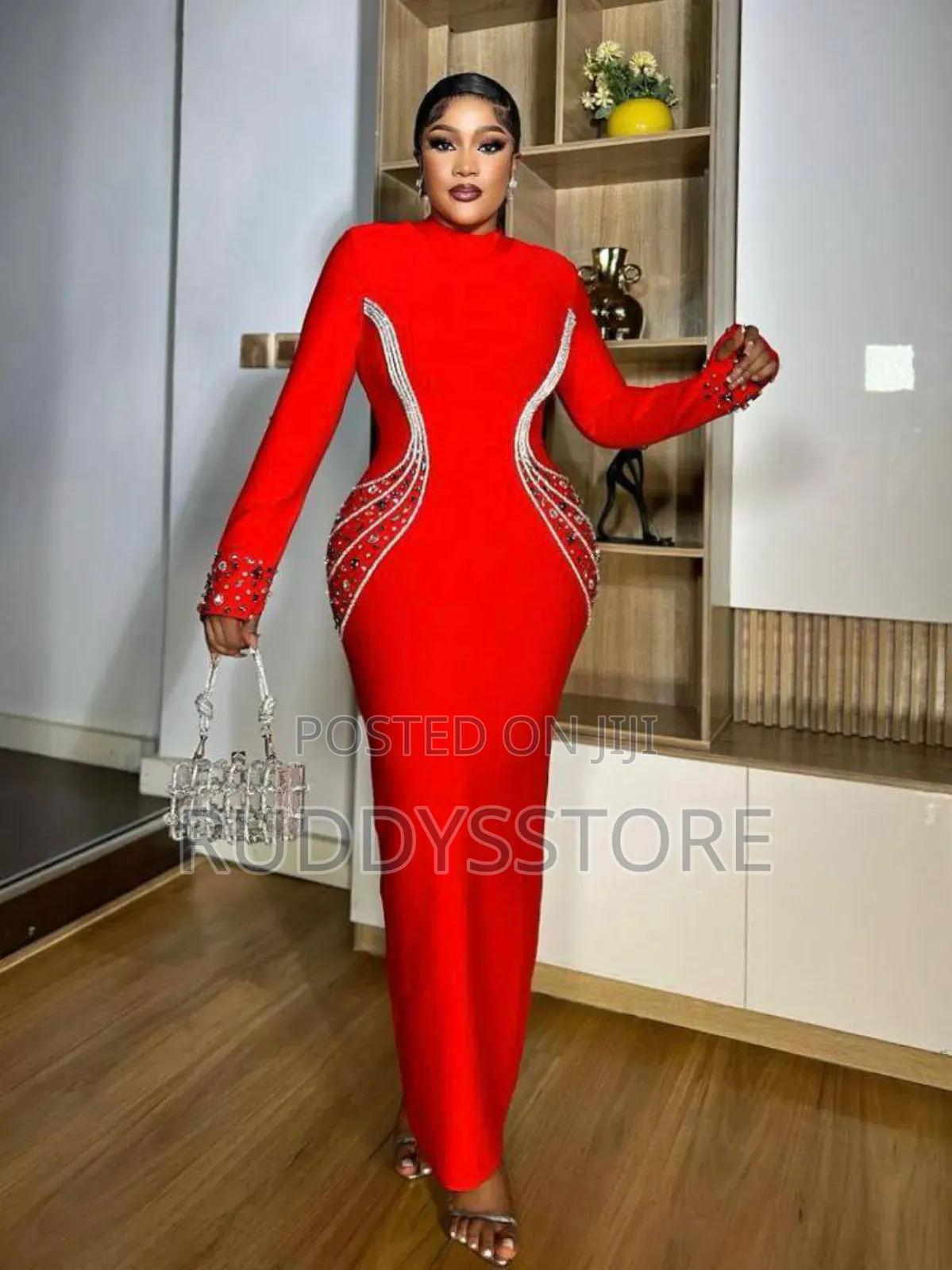 Long Bandage Dress for Women | Elegant Bodycon Evening Outfit