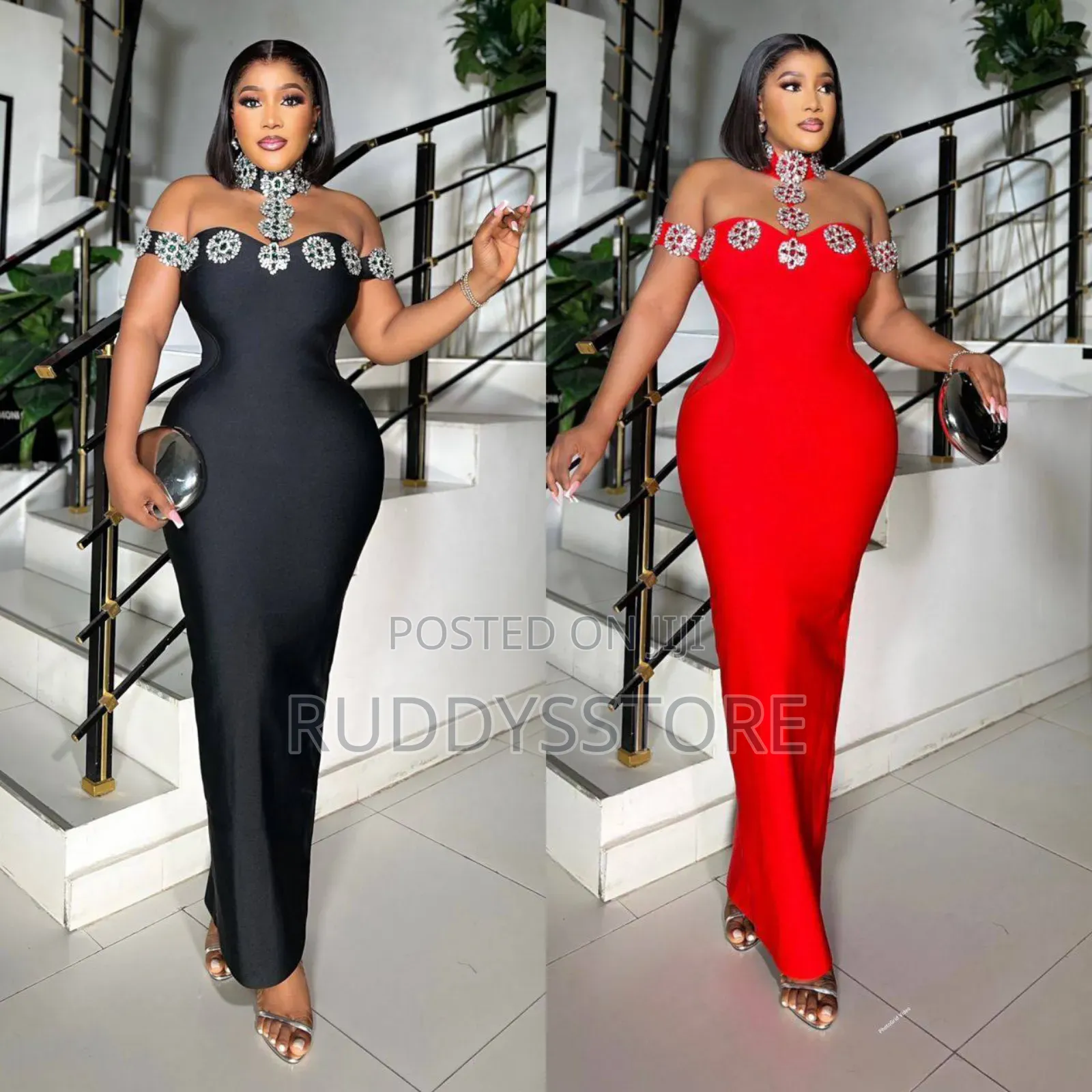 Long Bandage Dress for Women | Elegant Bodycon Evening Outfit