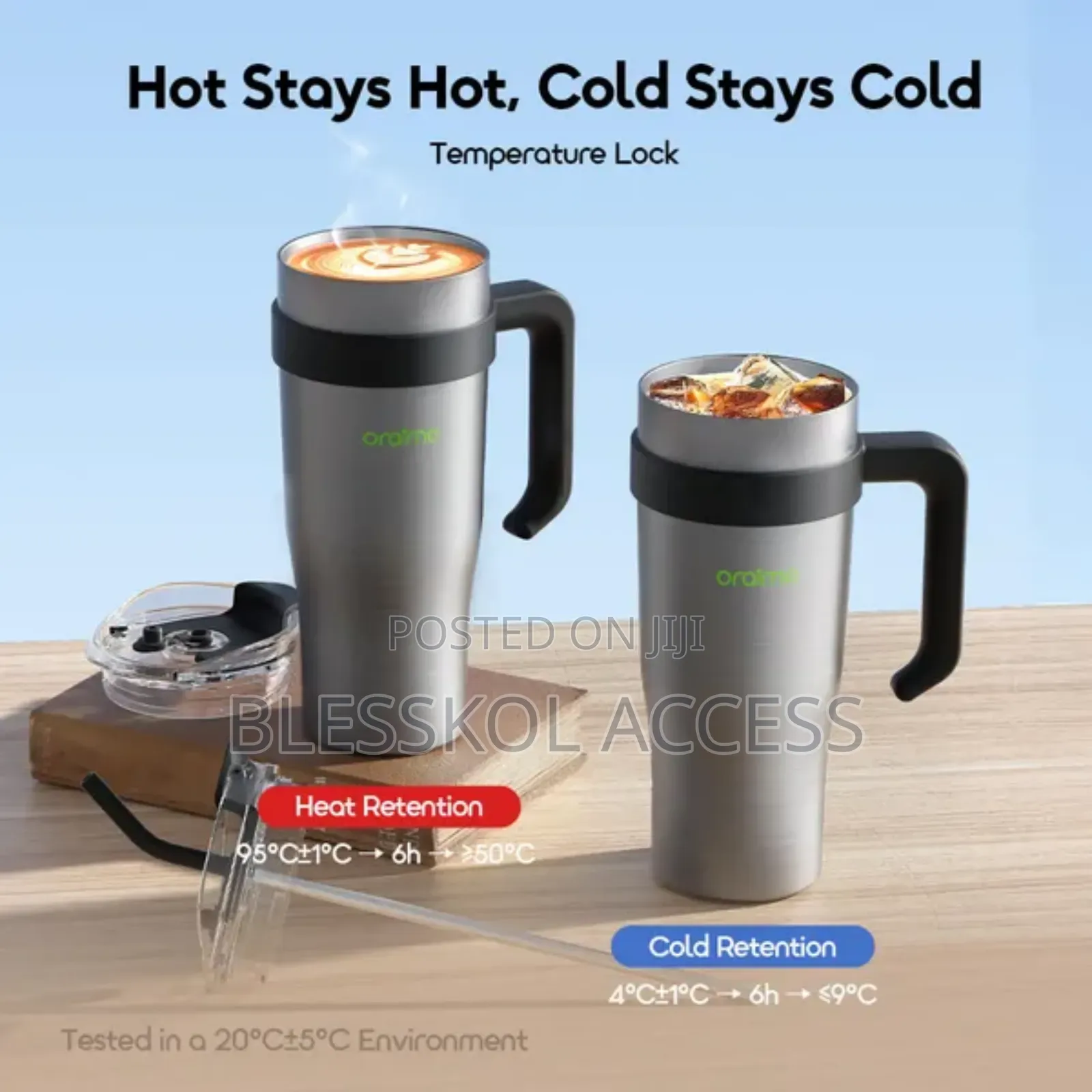 Oraimo Thermogo S1200 1.2l Extra Large Insulated Water Bottle