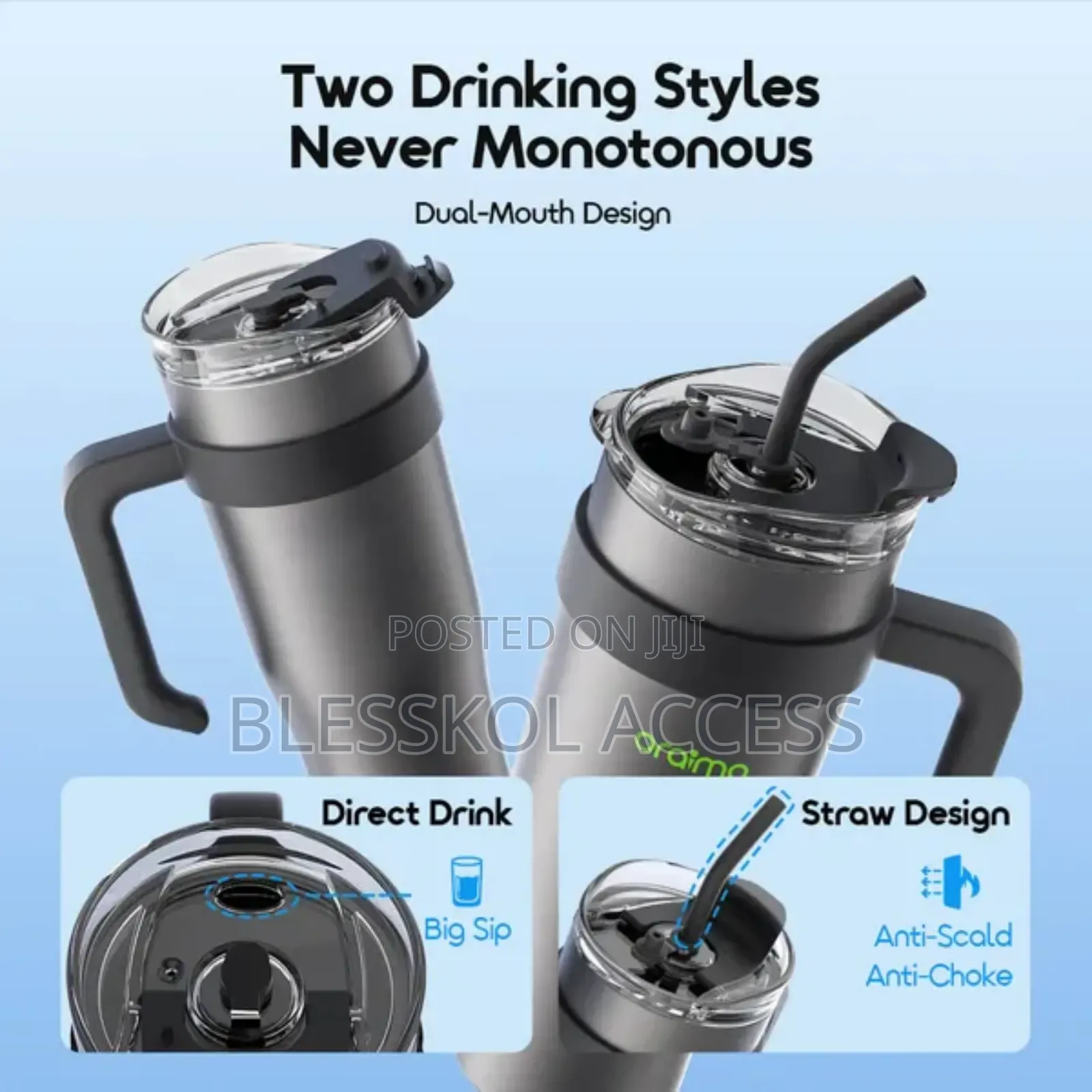 Oraimo Thermogo S1200 1.2l Extra Large Insulated Water Bottle