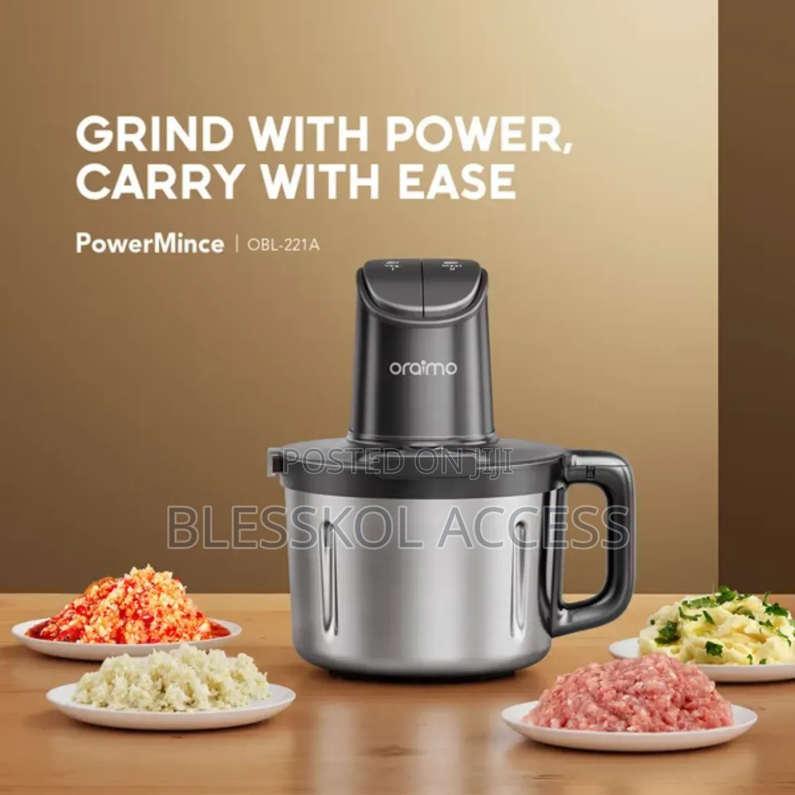 Oraimo Powermince 4l 2-in-1 Powerful Meat Grinder