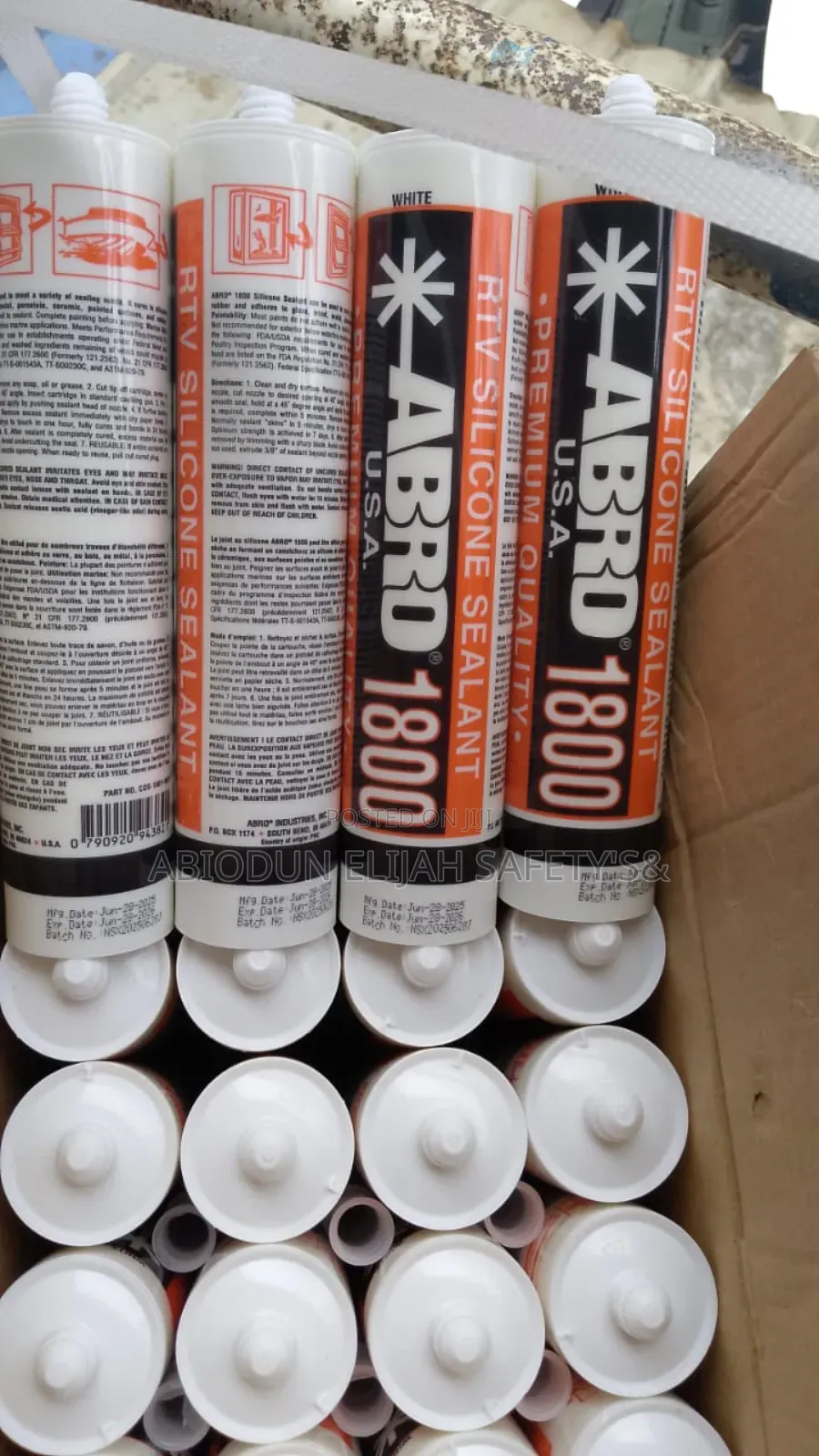 Original Abro 1500 Silicone Sealant
