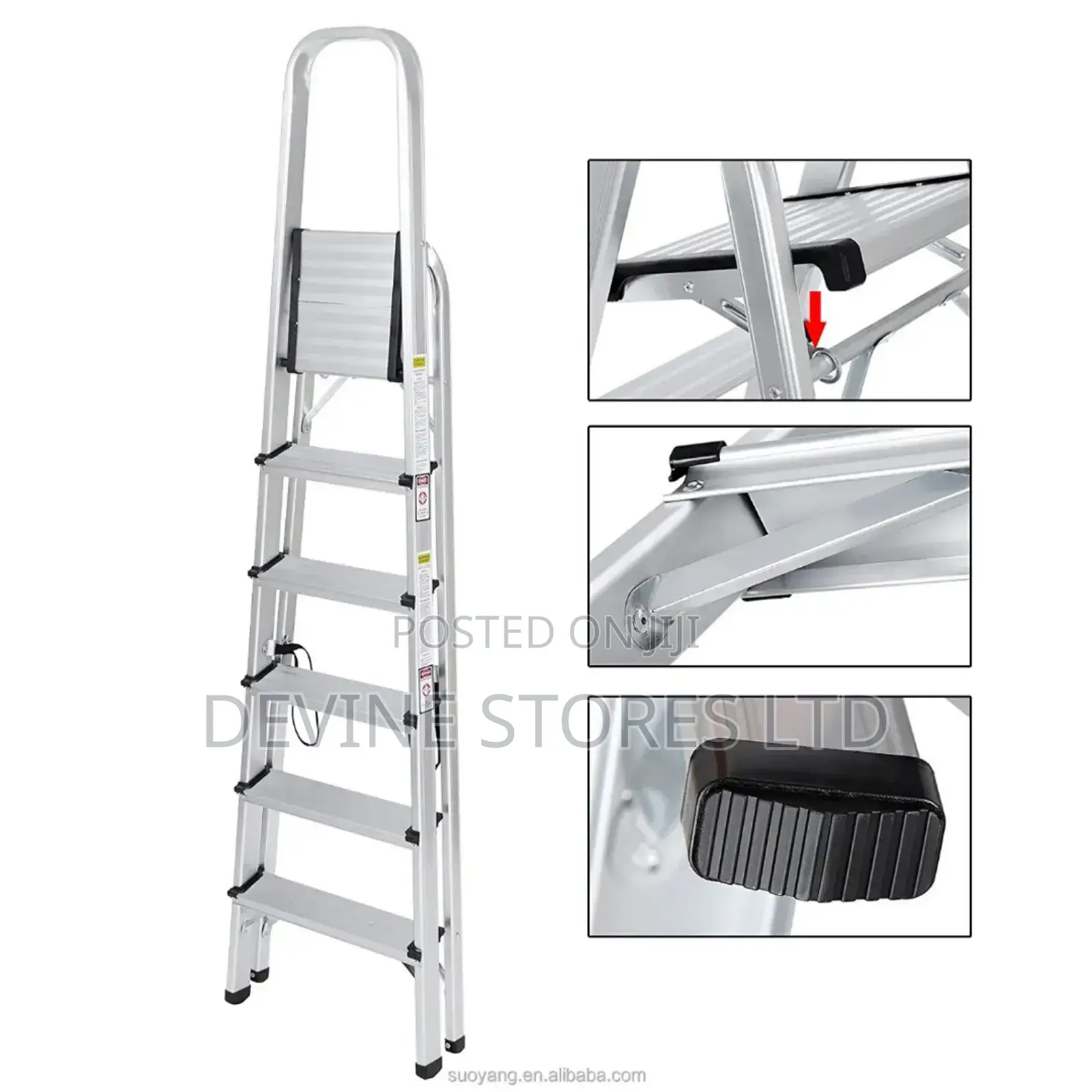 6 Steps Aluminun Heavy Duty a Ladder