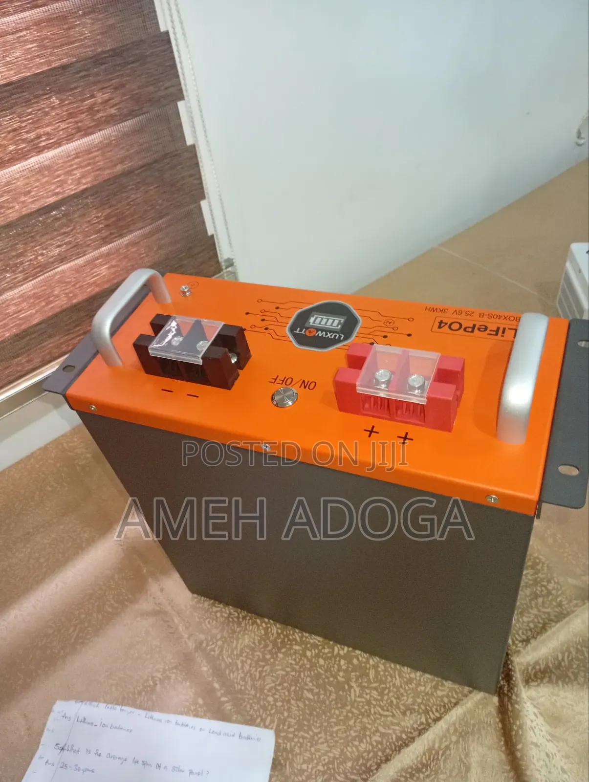 Luxwatt 3kwh 24v Lithium Battery