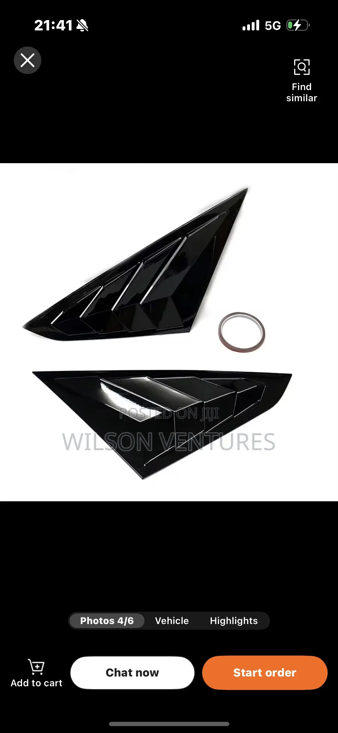 Es350 Side Rear Window Louver Cover