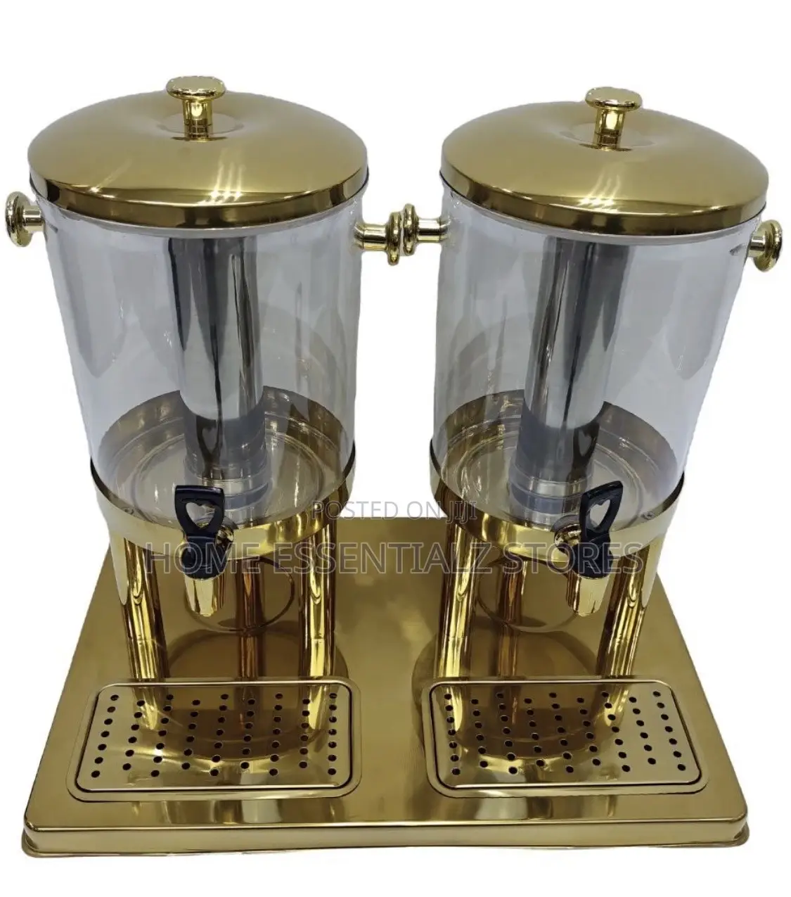 Double Beverage Dispenser - 16-Liter Commercial Stainless Steel
