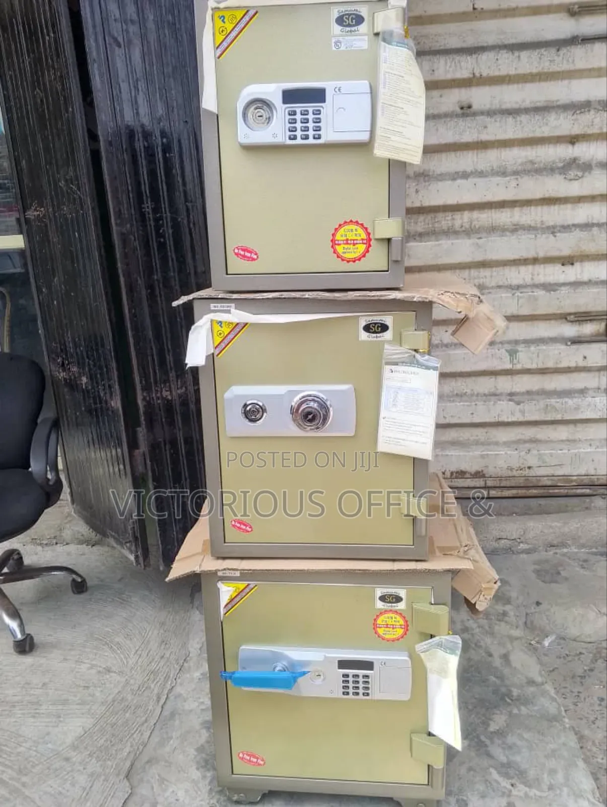 Executive Korean Fireproof Digital Safes For Victorious Office