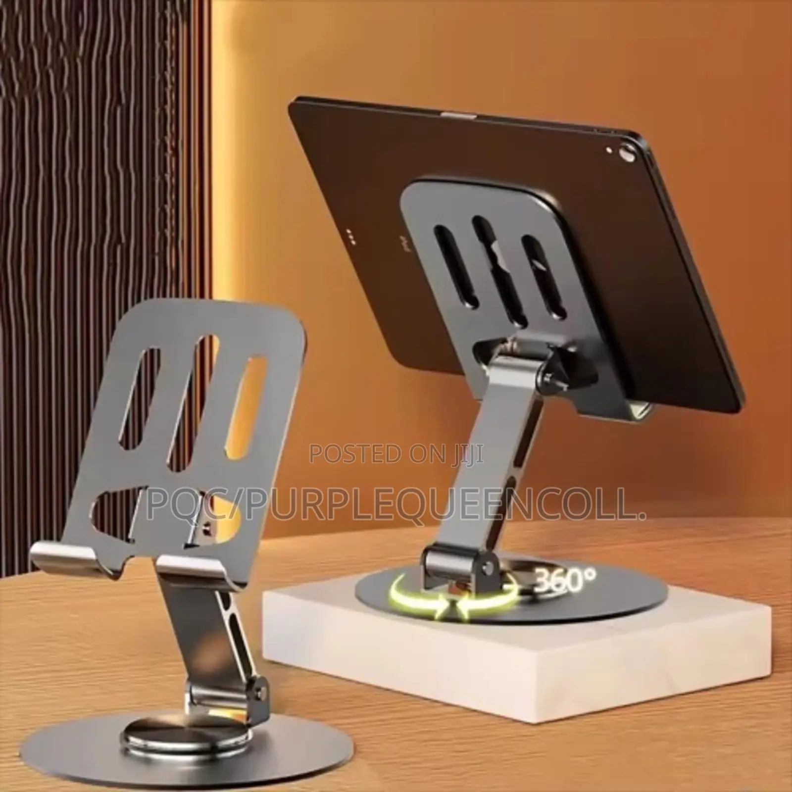Metal Phone Stand With 360 Degree Rotation