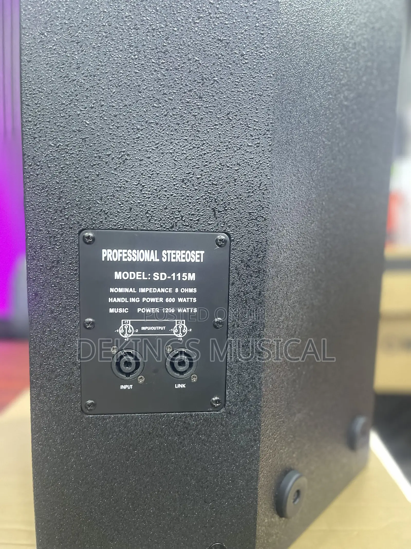 Standard Japan Sd-115m Stage Floor Monitor Speaker
