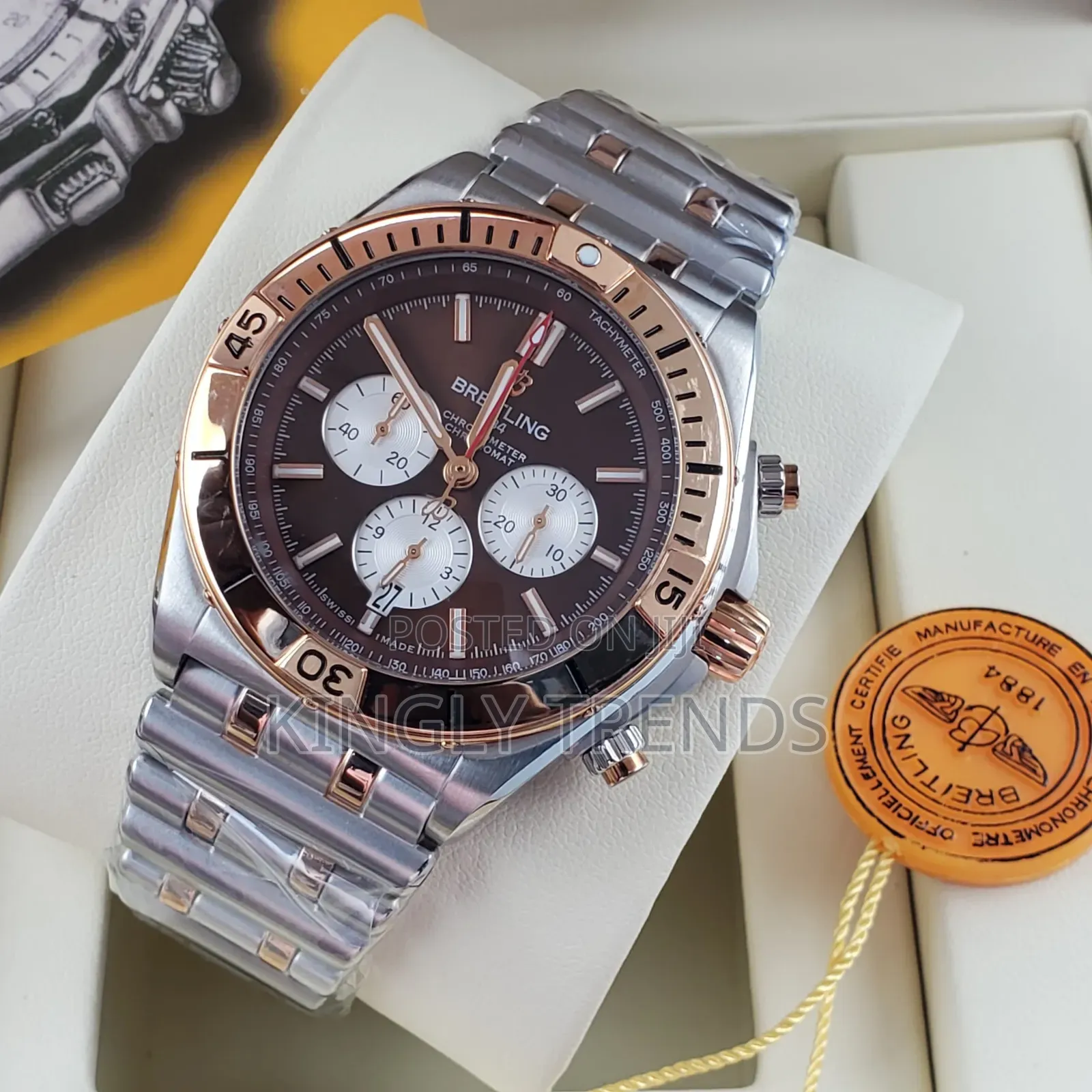 Luxury Breitling Chronometer Wristwatch