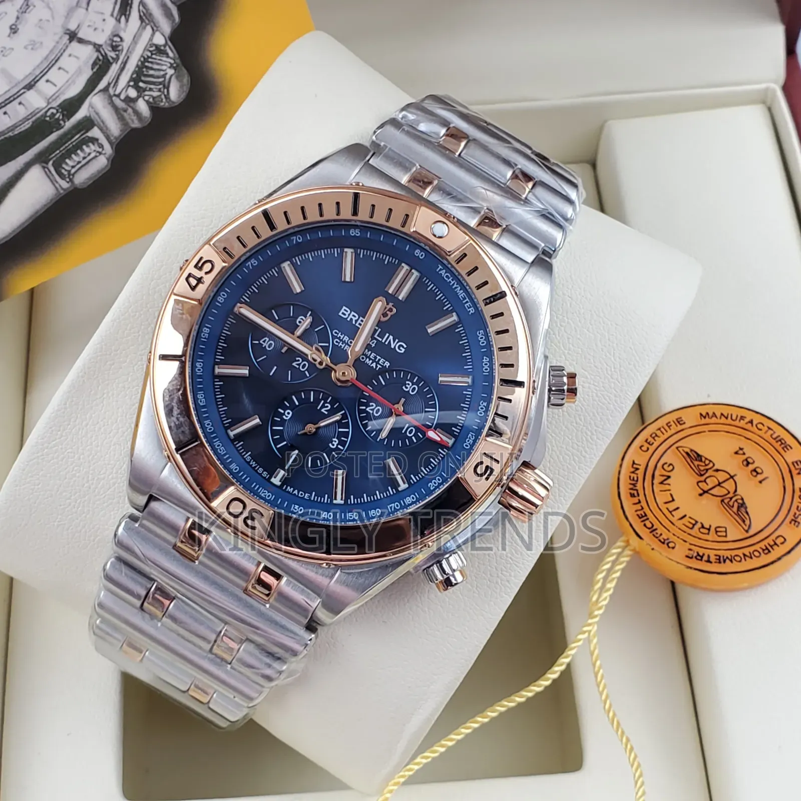 Luxury Breitling Chronometer Wristwatch
