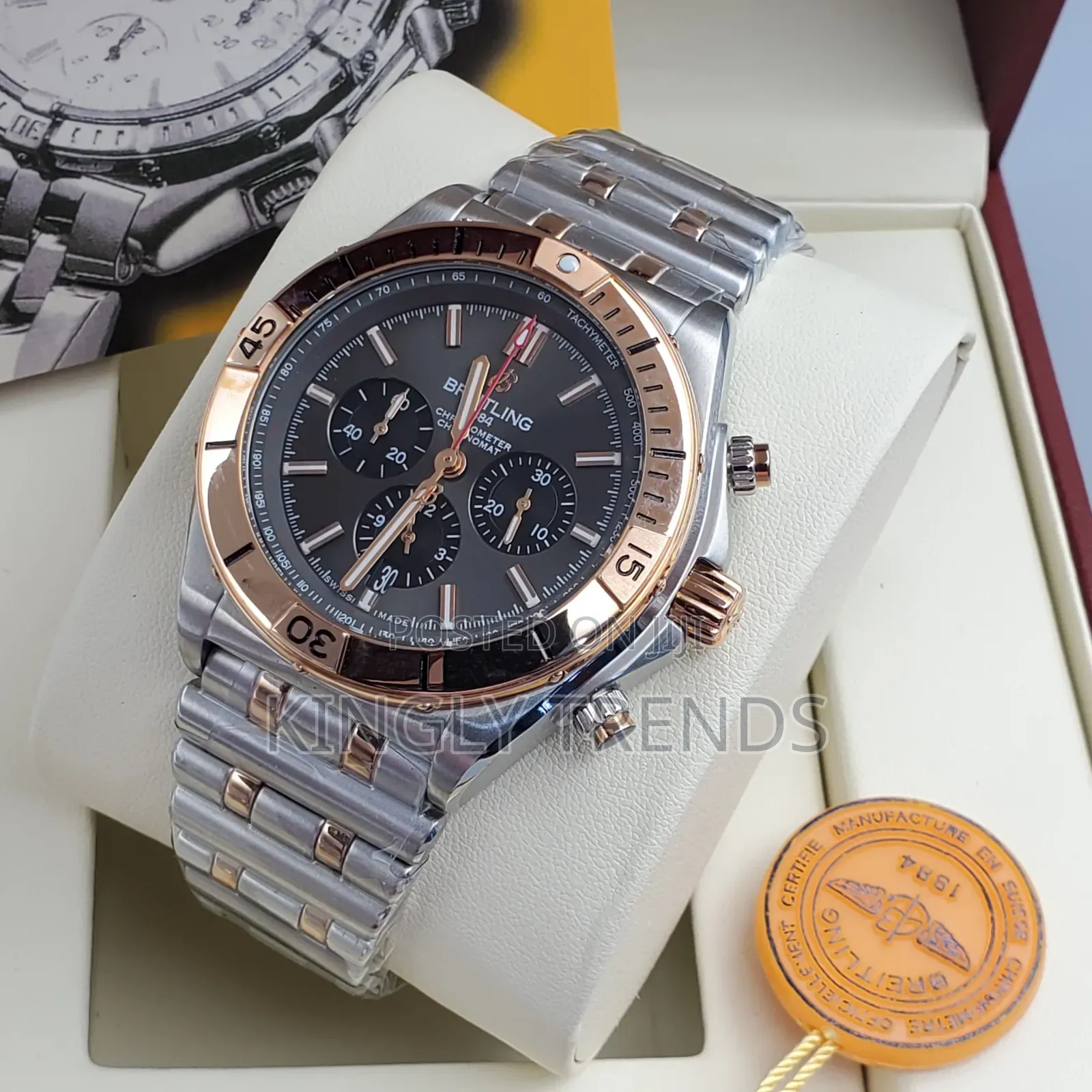 Luxury Breitling Chronometer Wristwatch