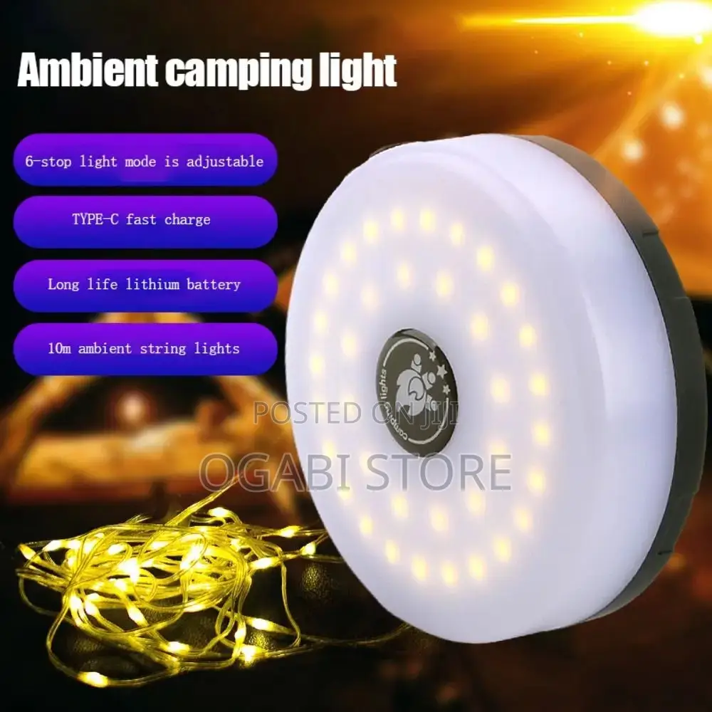 Rechargeable Camping Light 10m Long