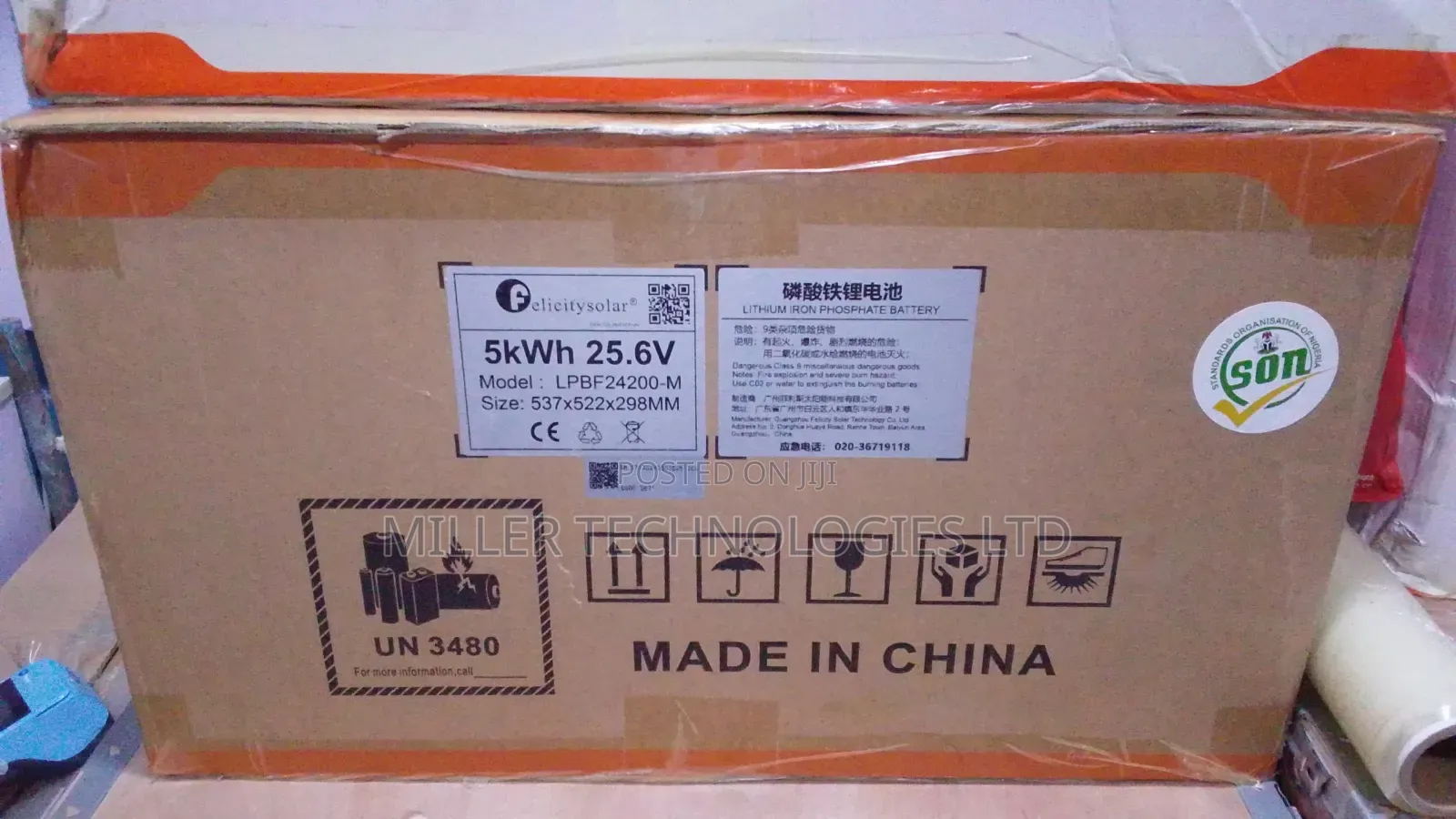 Lithium Battery Felicity Solar 5kwh 25.6v Lithium Ion