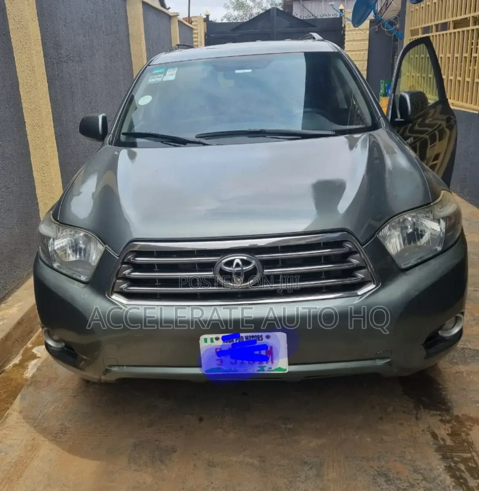 Toyota Highlander Sport 2008 Gray