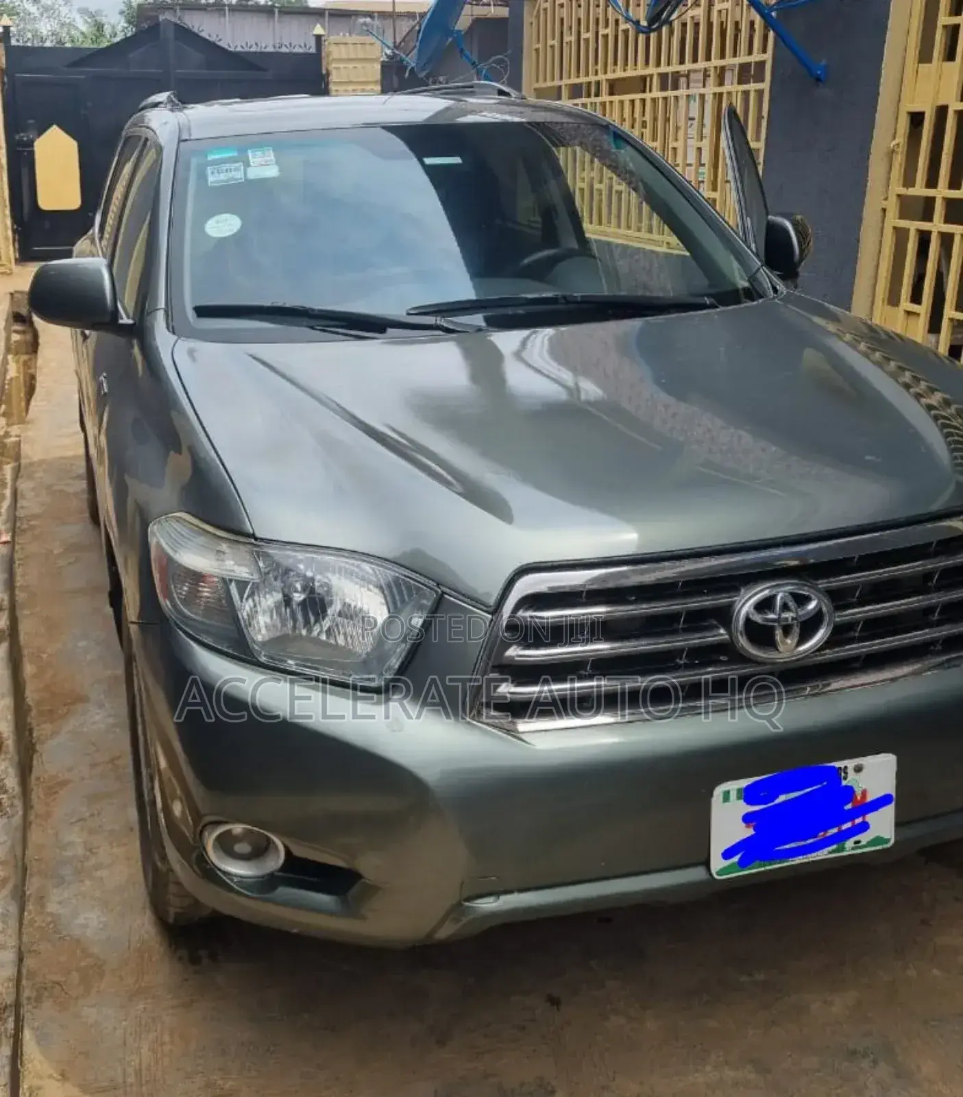 Toyota Highlander Sport 2008 Gray